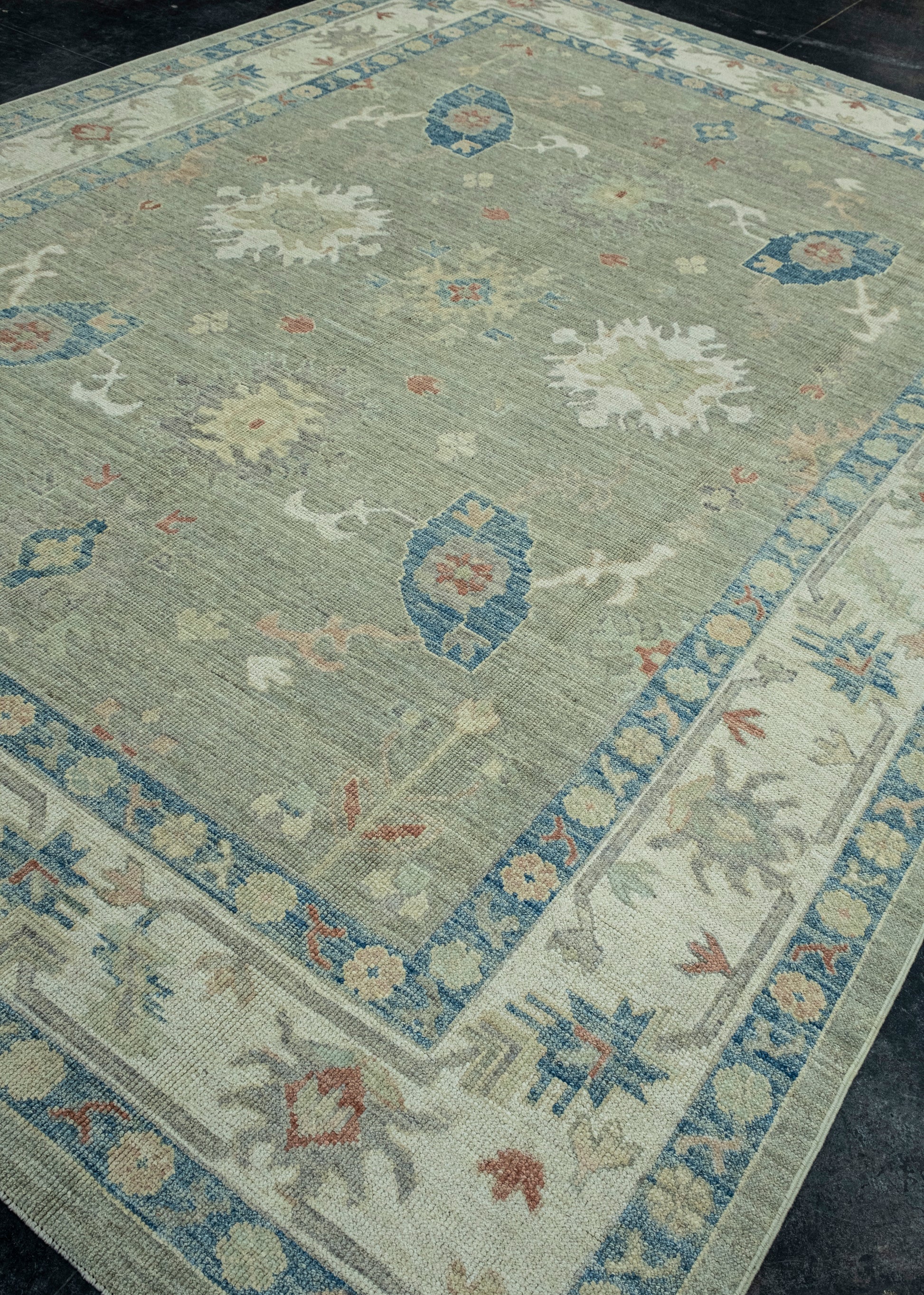 Turkish Oushak Rug 9' x 12'1" #17732