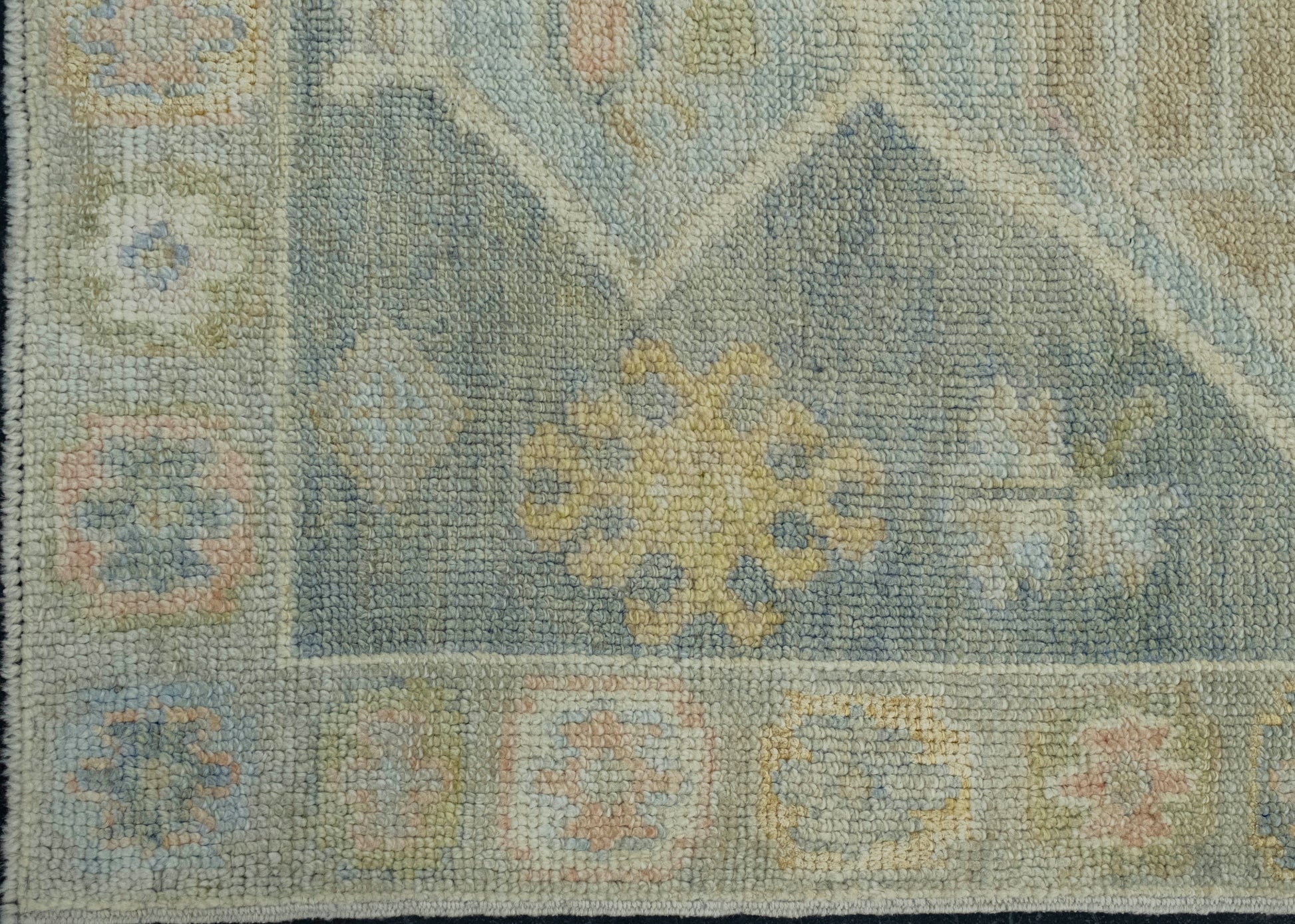 Turkish Oushak Rug 2'8" x 8'4" #18005
