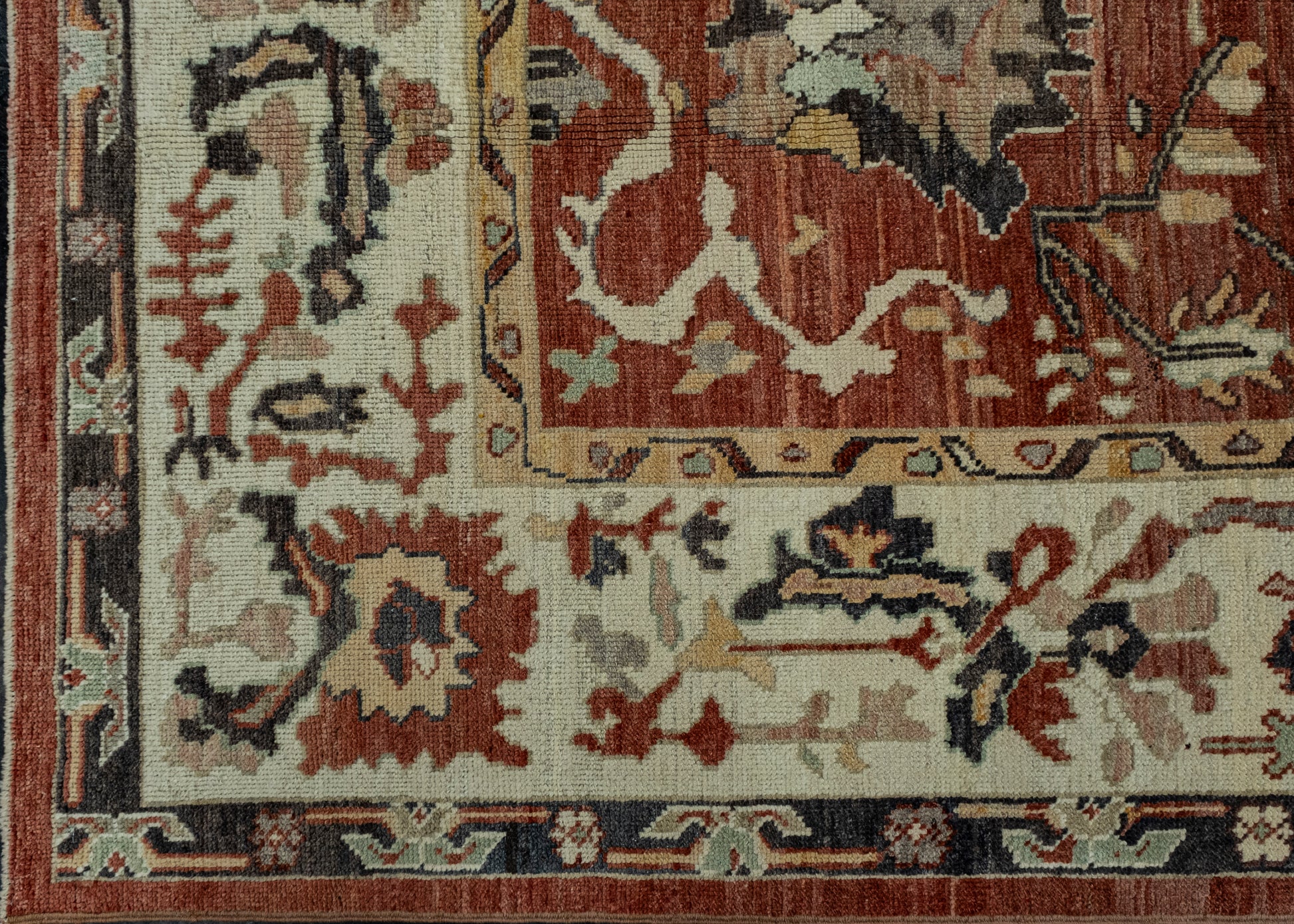 Turkish Old Wool Oushak Rug 10'1" x 14'9" #17085
