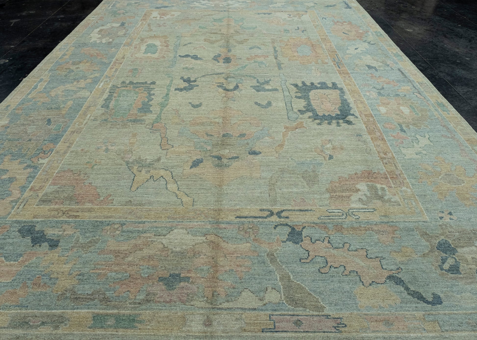 Turkish Oushak Rug 10'3" x 14'2" #17415
