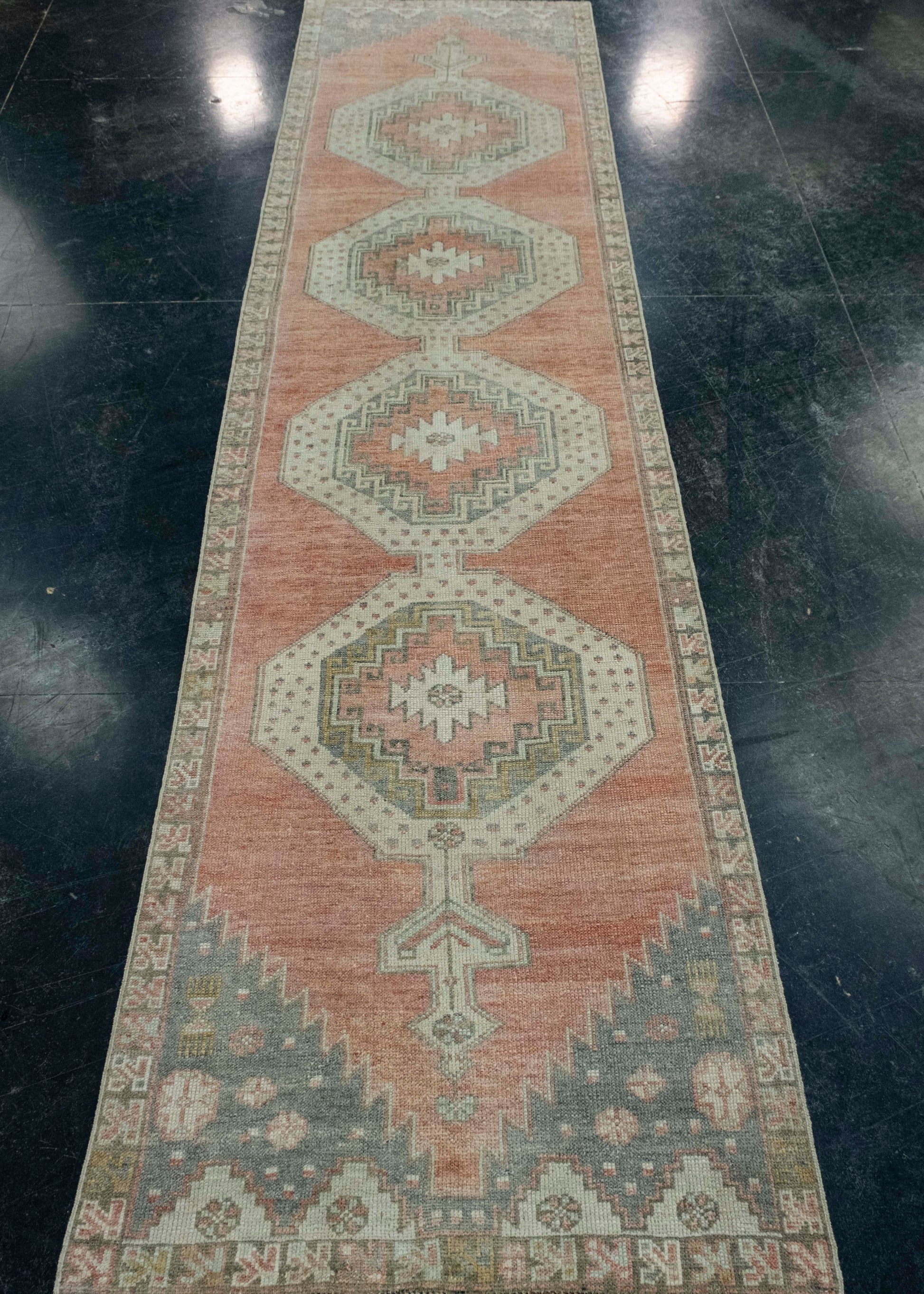 Turkish Anatolian Runner Rug 2'7" x 9'9" #18059