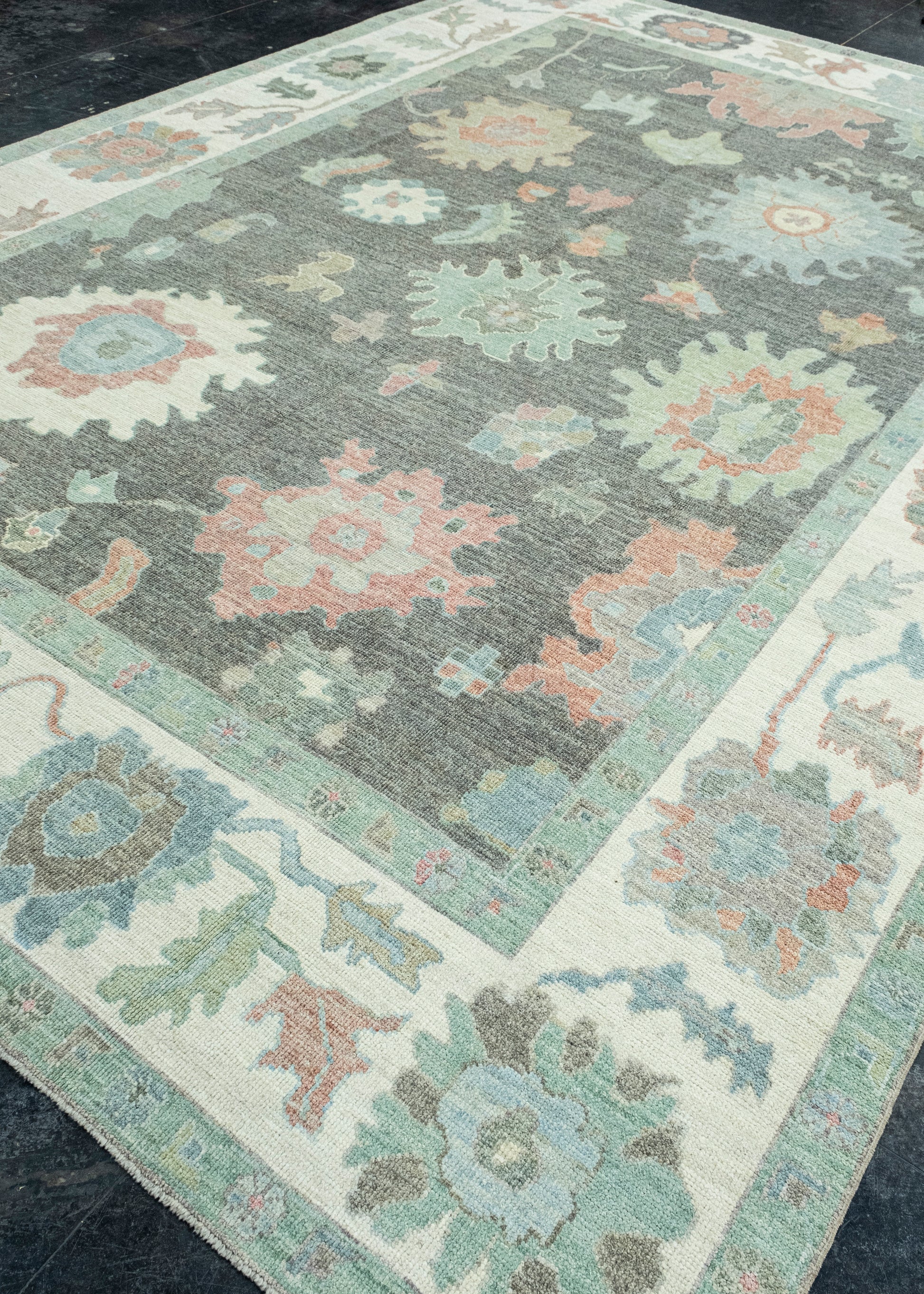Turkish Oushak Rug 9'10" x 14'2" #17228
