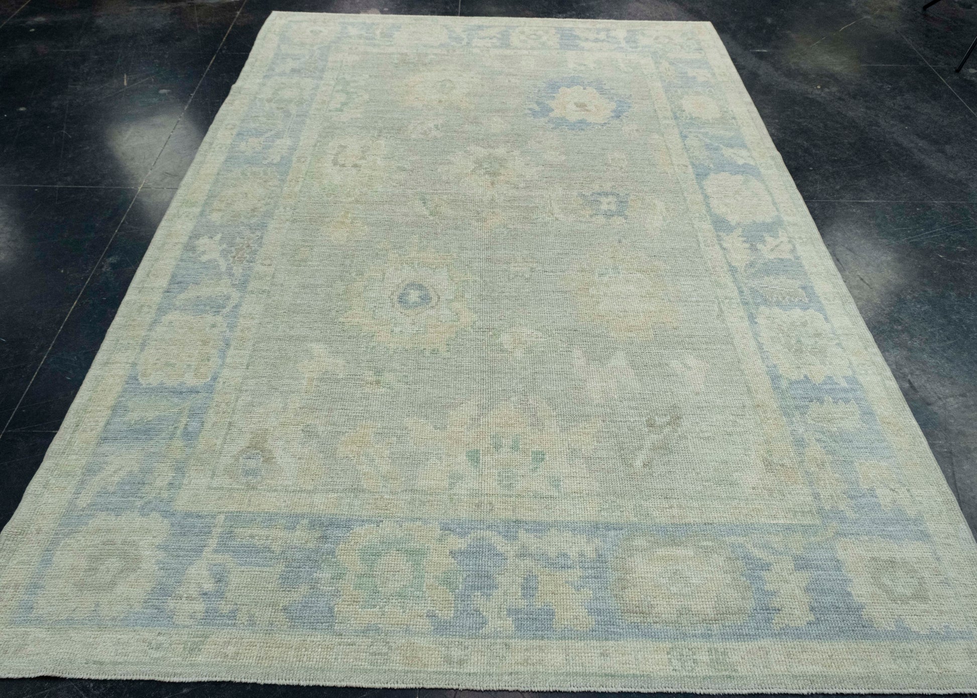 Turkish Oushak Rug 6'1" x 9' #18650