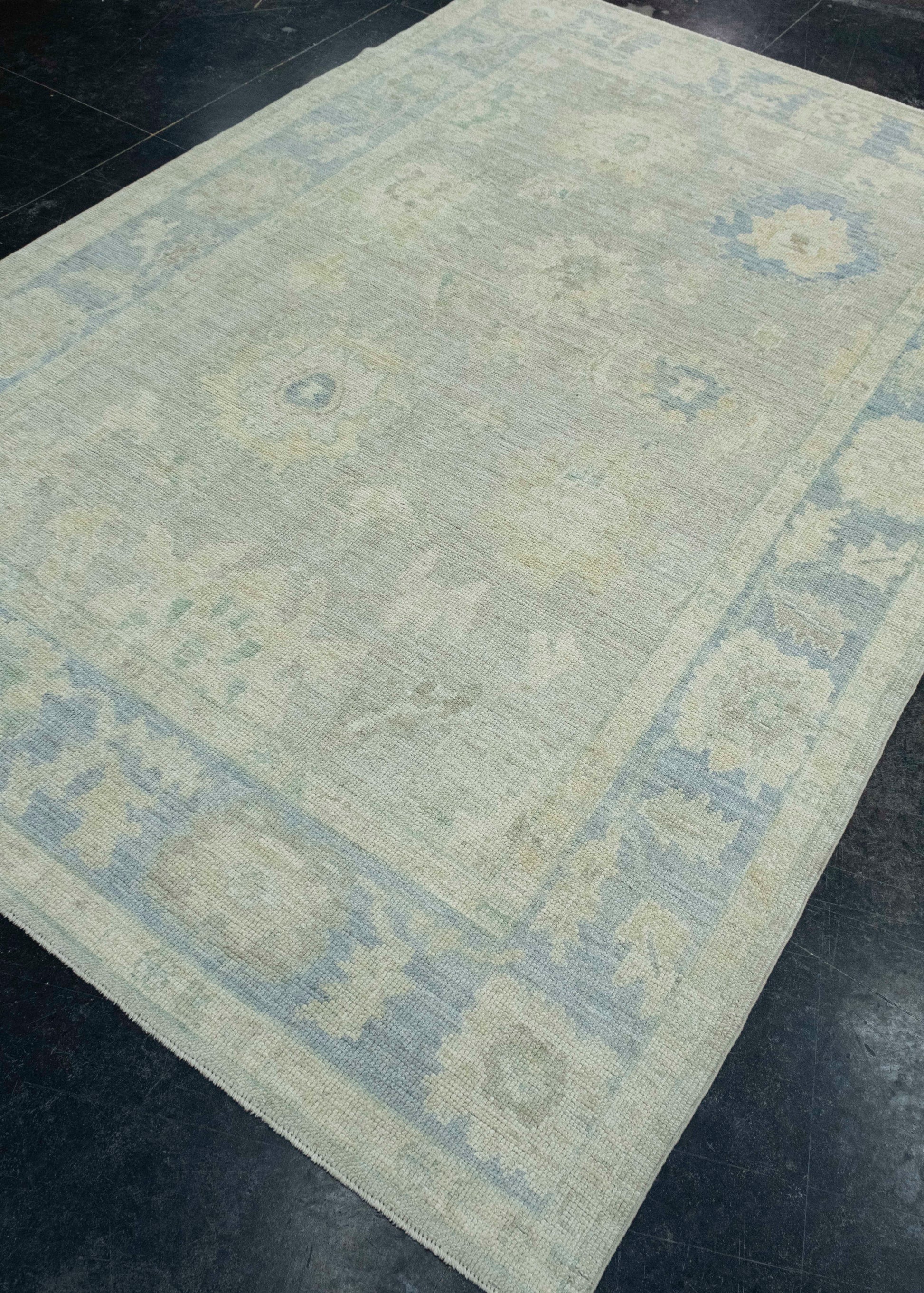 Turkish Oushak Rug 6'1" x 9' #18650