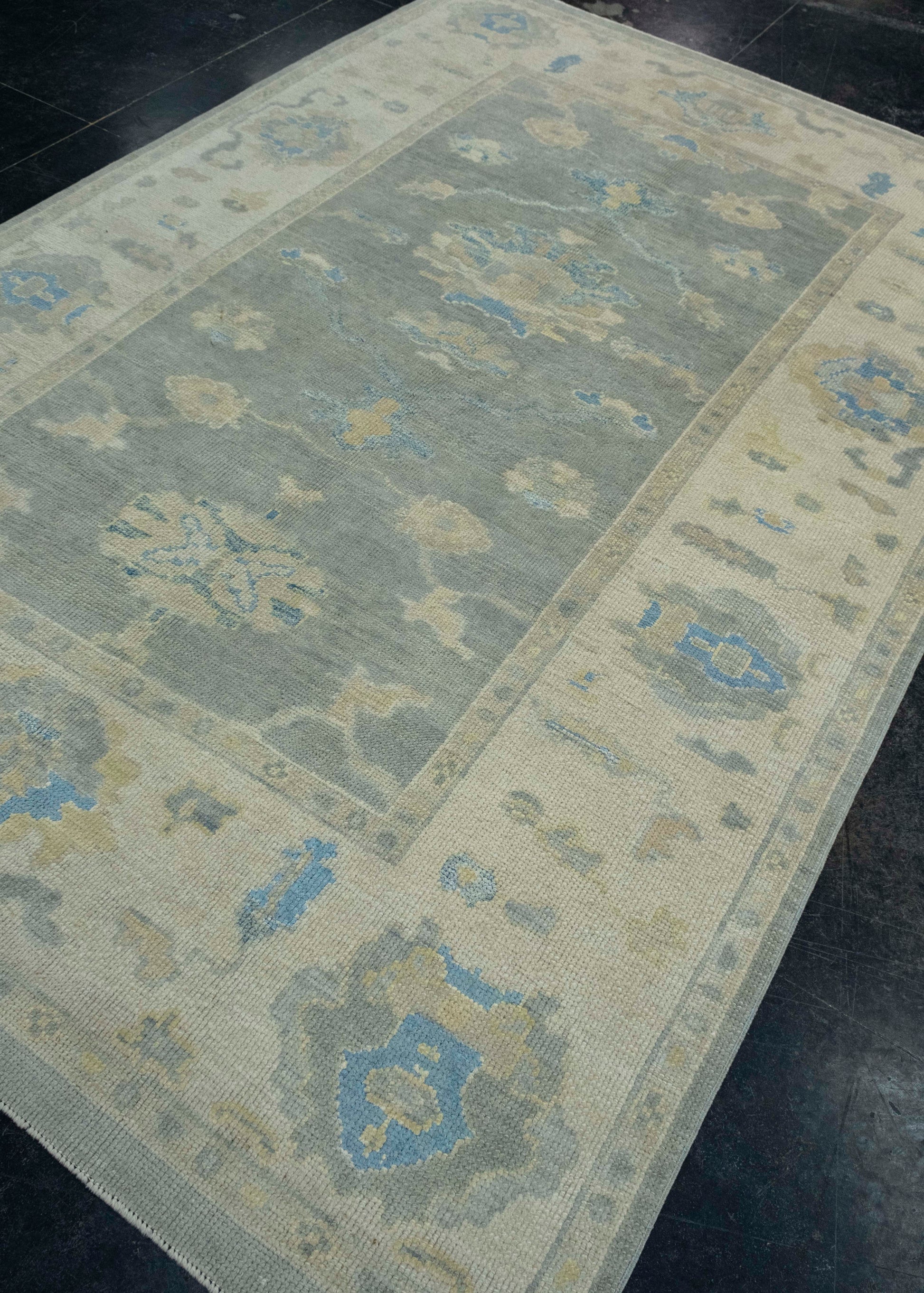 Turkish Oushak Rug 5'10" x 9' #18616