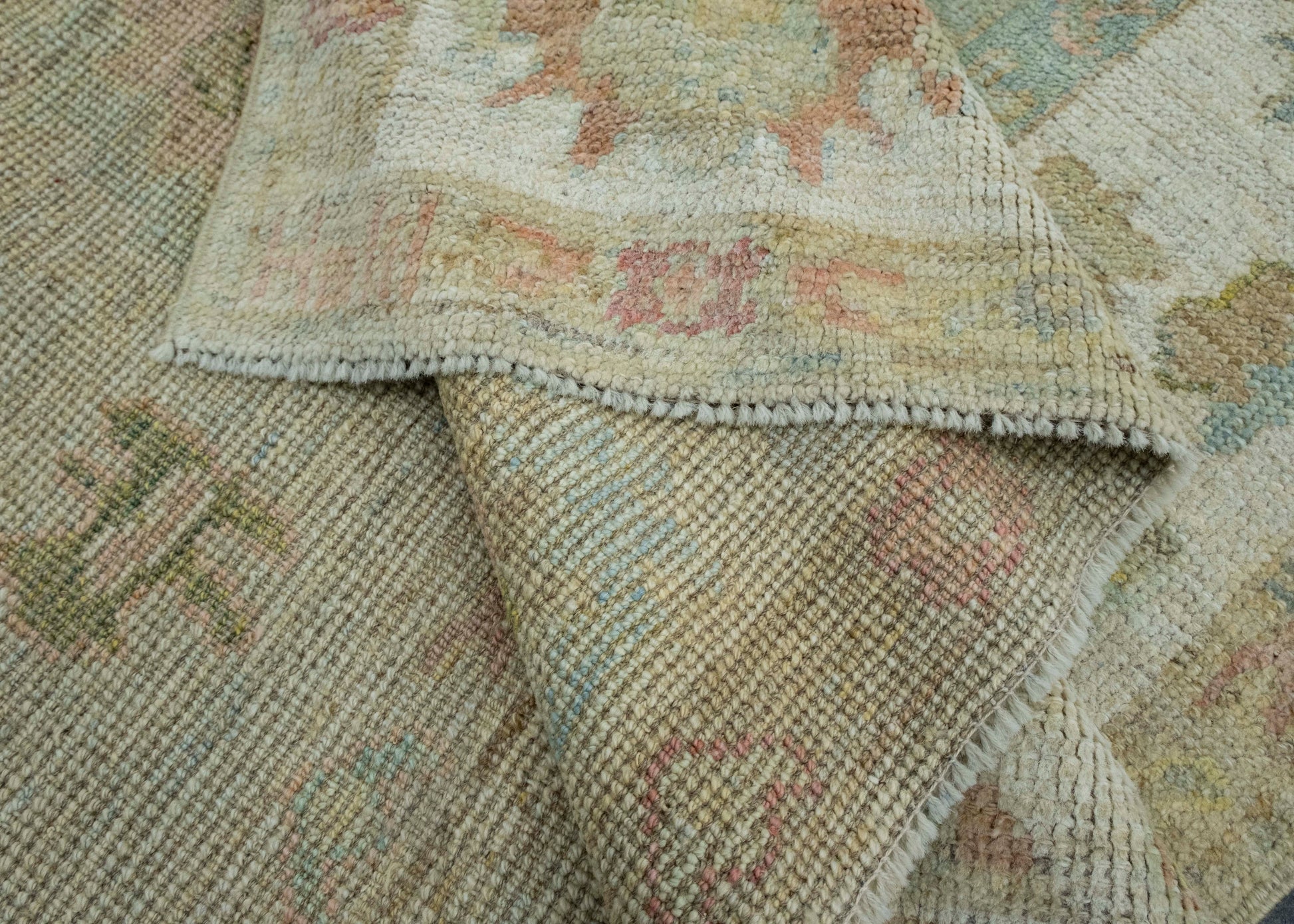 Turkish Oushak Rug 5'4" x 9'4" #18531