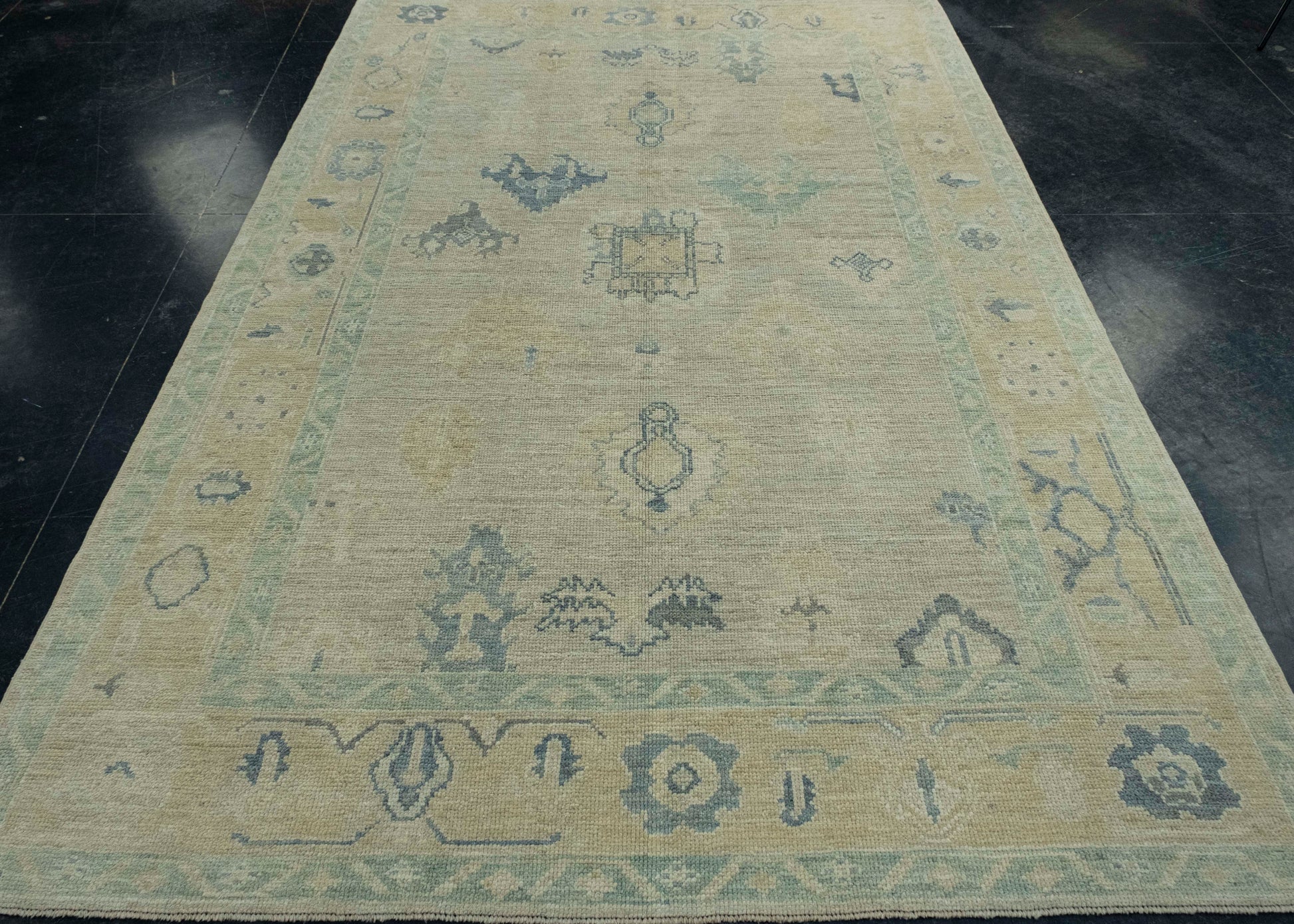 Turkish Oushak Rug 6' x 9'5" #18625