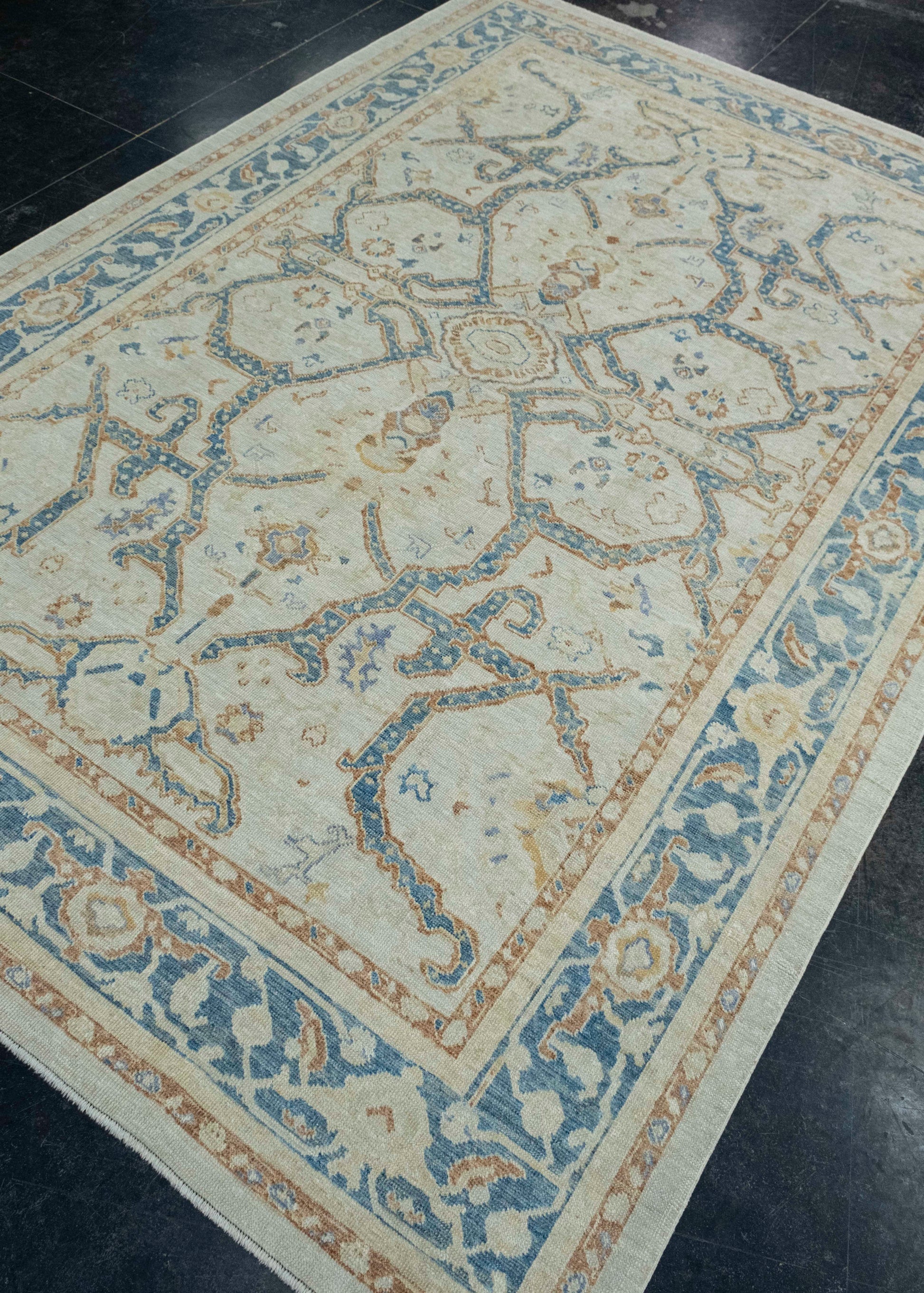 Turkish Oushak Rug 6' x 8'8" #18538