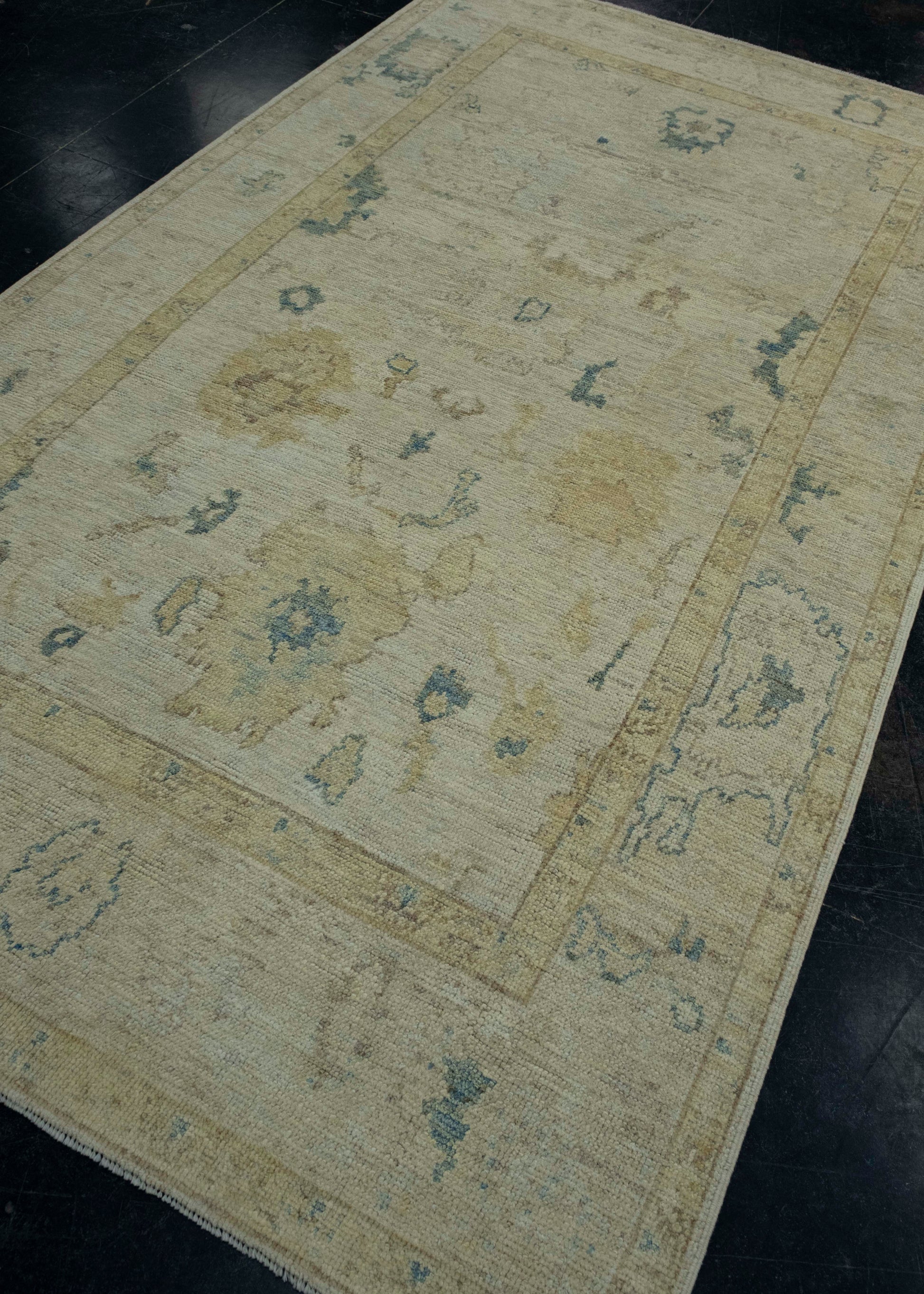 Turkish Oushak Rug 5'4" x 9'5" #18045