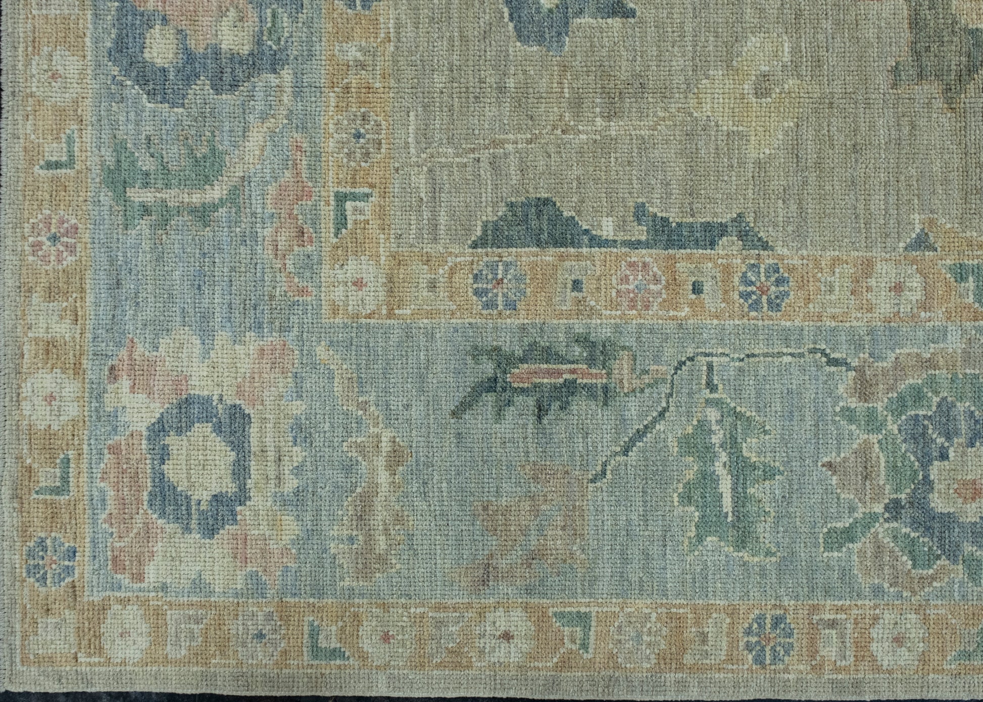 Turkish Oushak Rug 9'9" x 12' #17376
