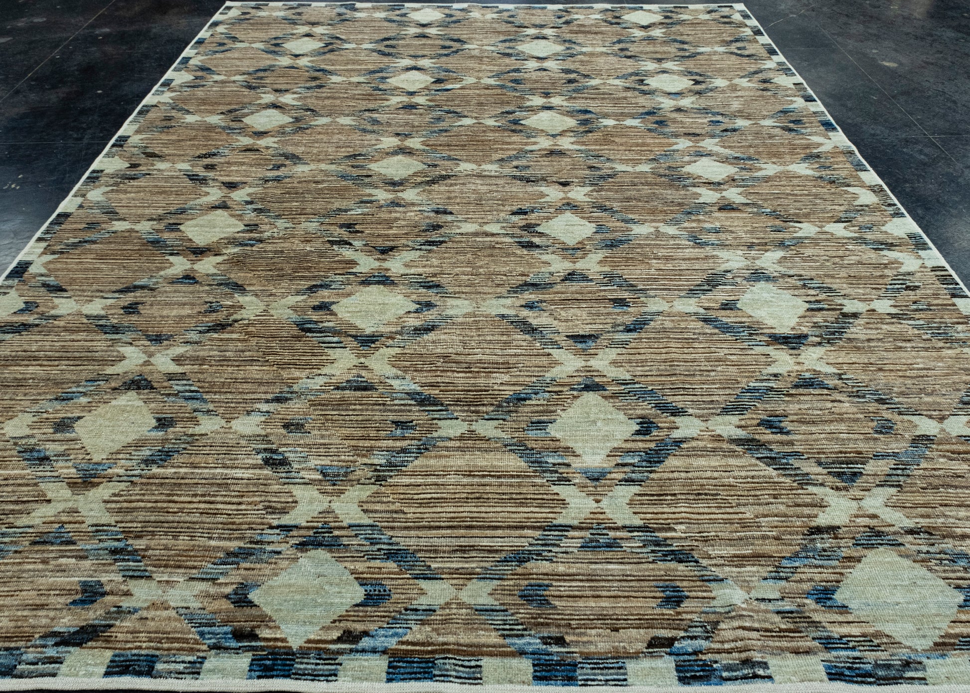 Handwoven Oushak Rug 9' x 11'10" #17909