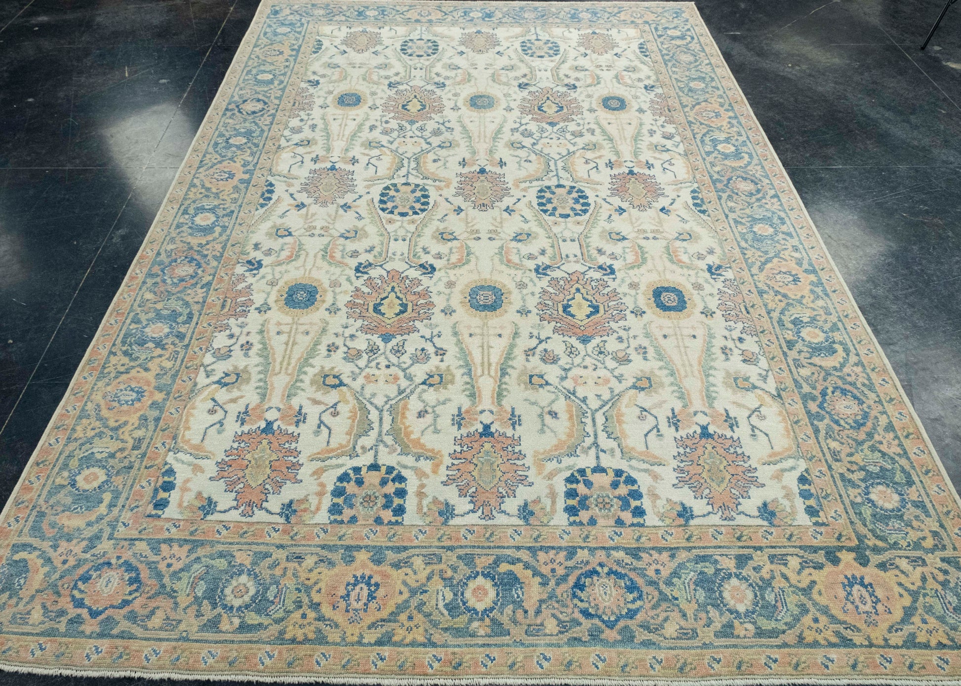 Turkish Oushak Rug 6'2" x 9'9" #18644