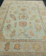 Turkish Oushak Rug 6'2" x 8'7" #18627