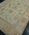 Turkish Oushak Rug 6'2" x 8'7" #18627