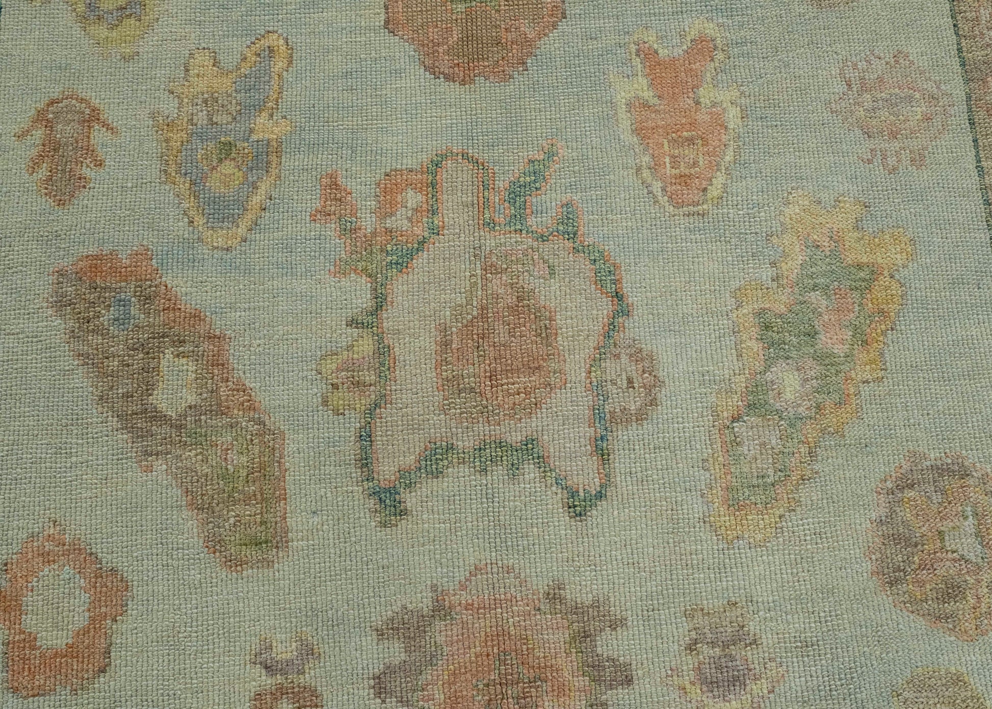 Turkish Oushak Rug 6'2" x 8'7" #18627