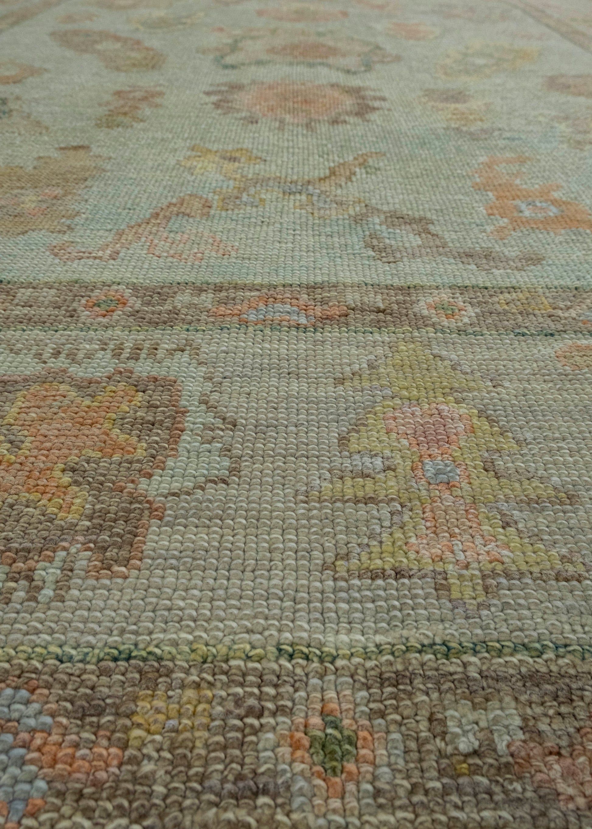 Turkish Oushak Rug 6'2" x 8'7" #18627