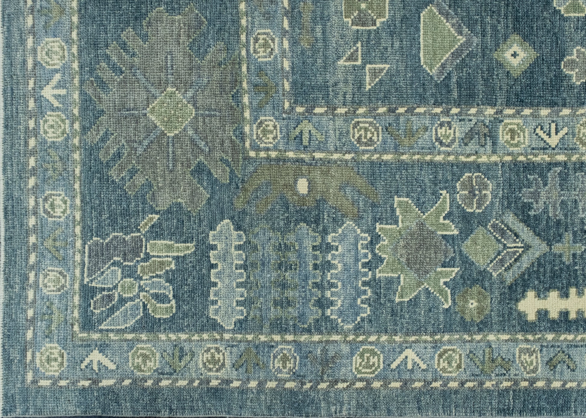 Turkish Oushak Rug 9'5" x 12'7" #17737