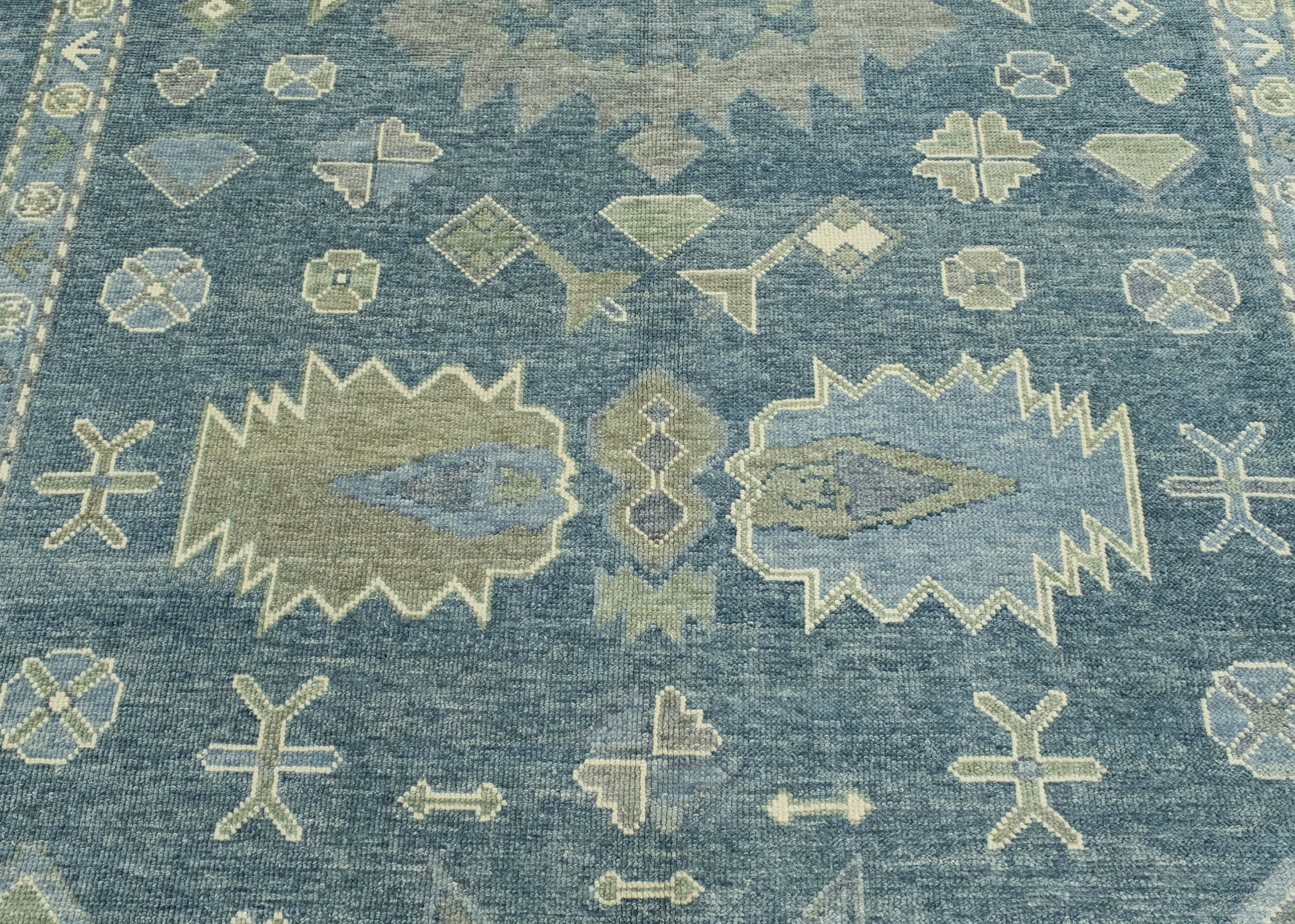 Turkish Oushak Rug 9'5" x 12'7" #17737