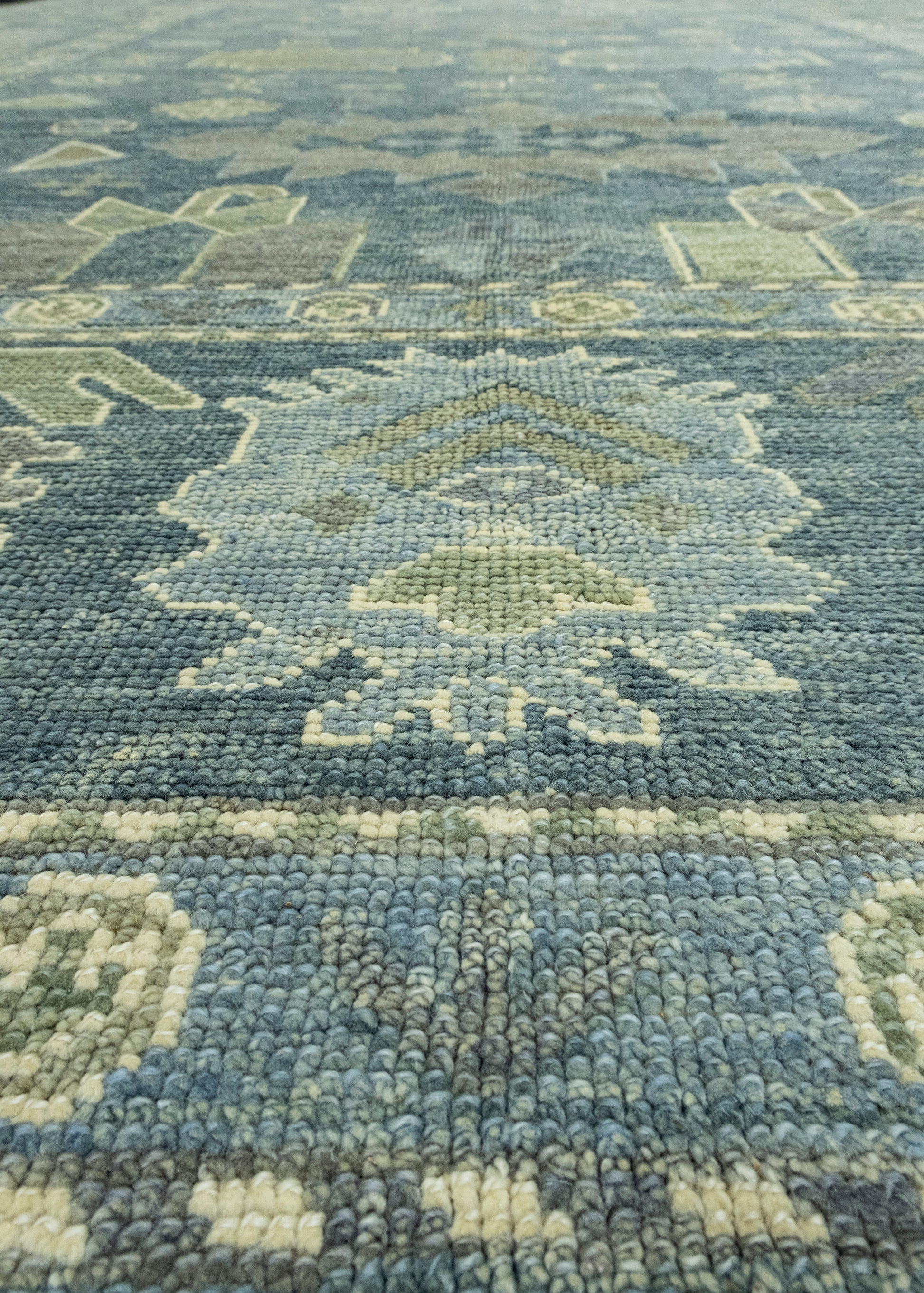 Turkish Oushak Rug 9'5" x 12'7" #17737