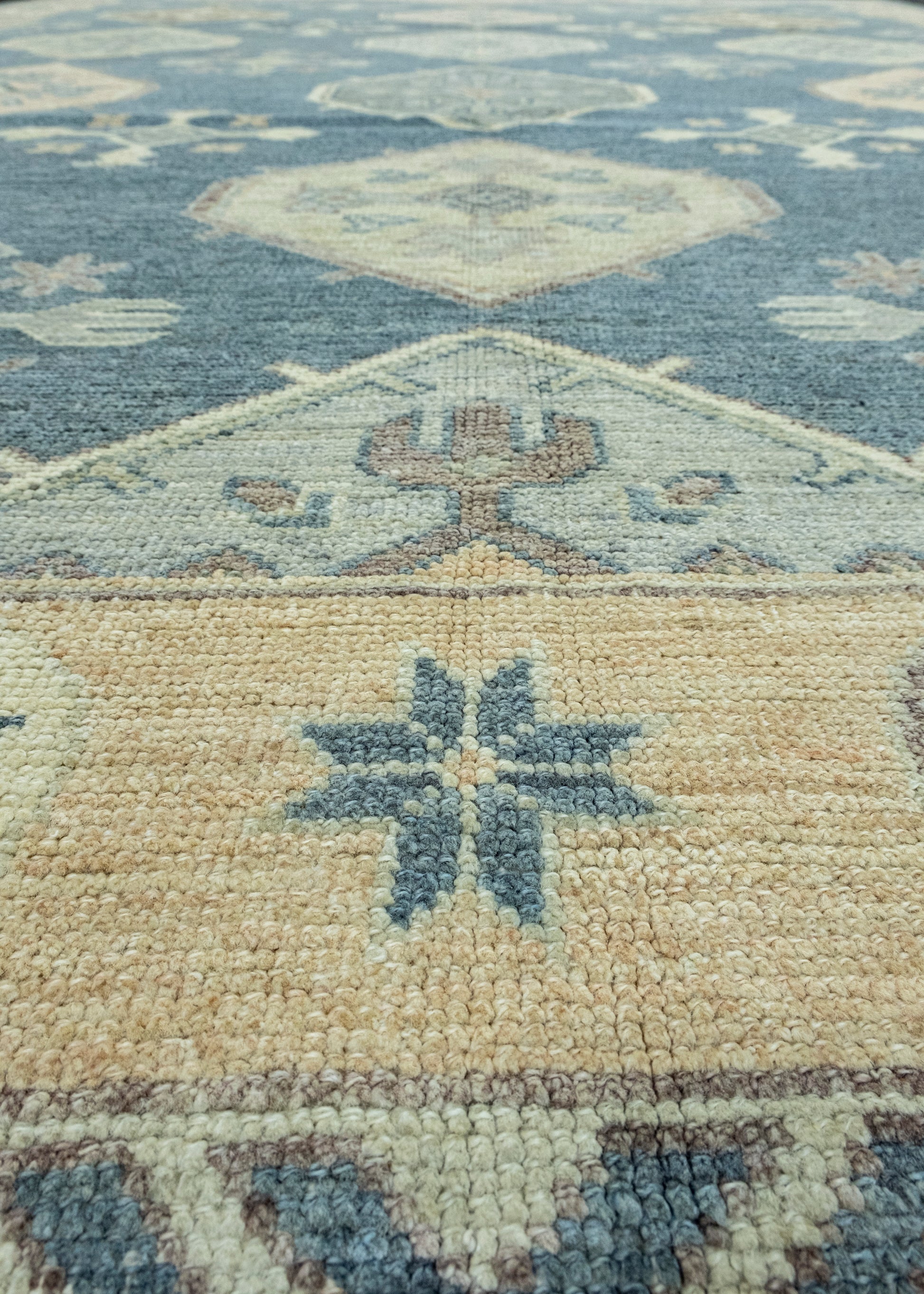 Turkish Oushak Rug 9'1" x 12'7" #17400