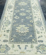 Turkish Oushak Rug 3'11" x 7'10" #18082