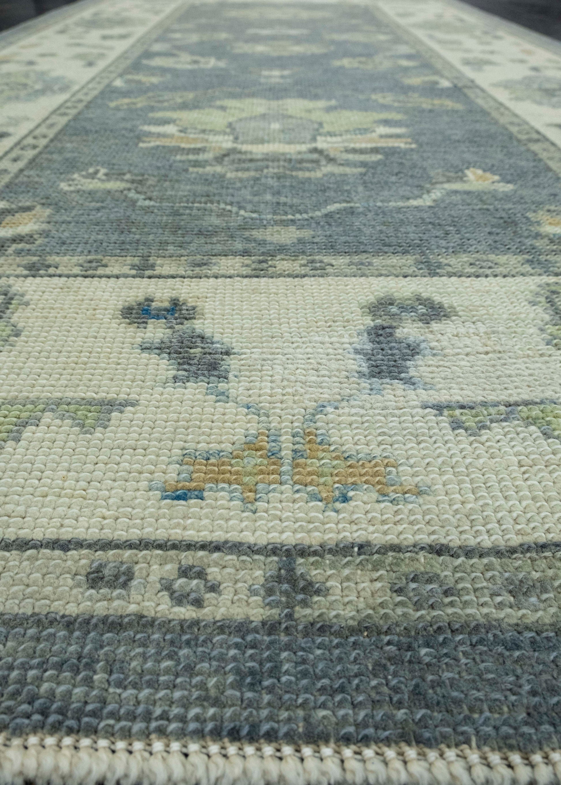 Turkish Oushak Rug 3'11" x 7'10" #18082
