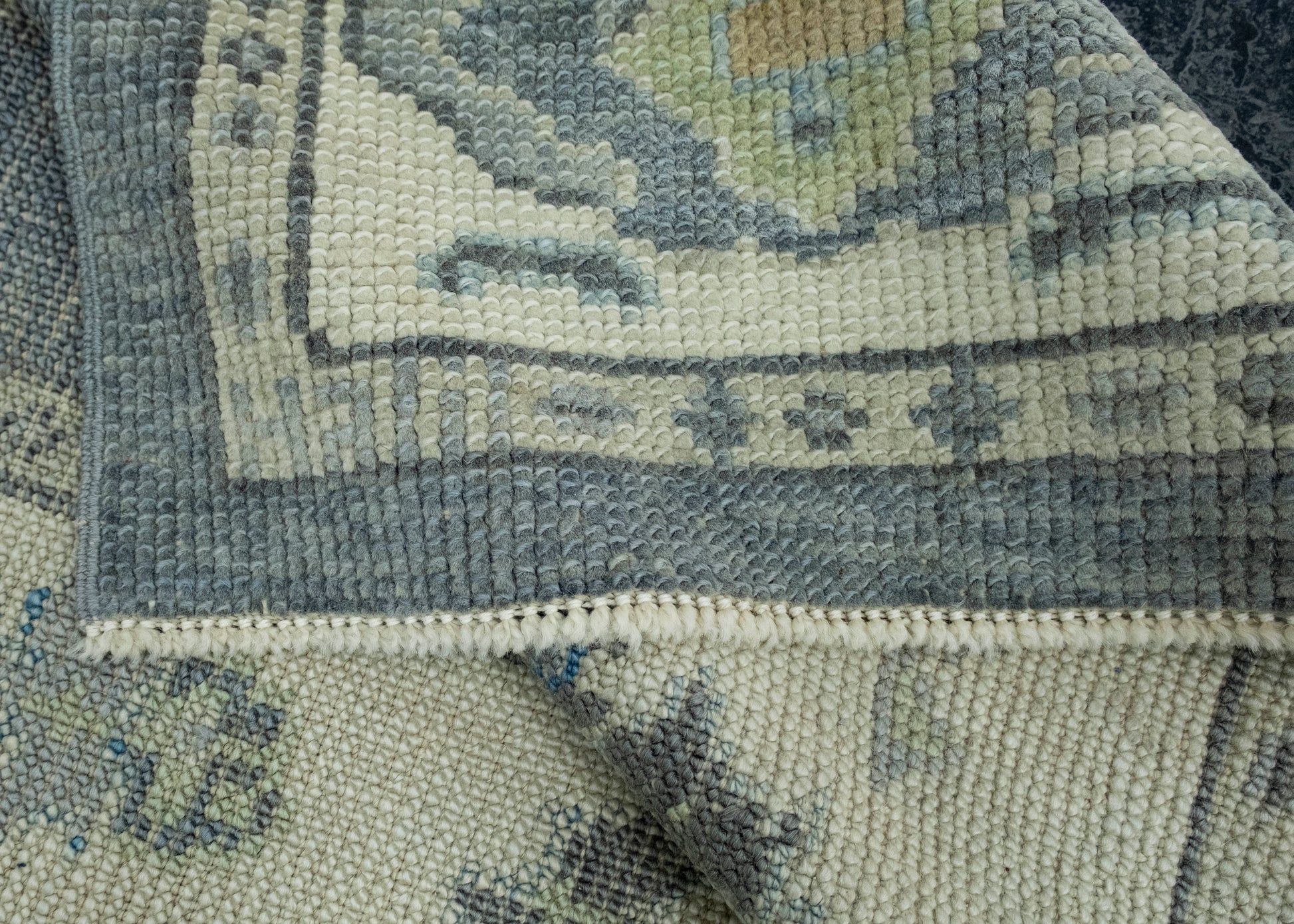 Turkish Oushak Rug 3'11" x 7'10" #18082