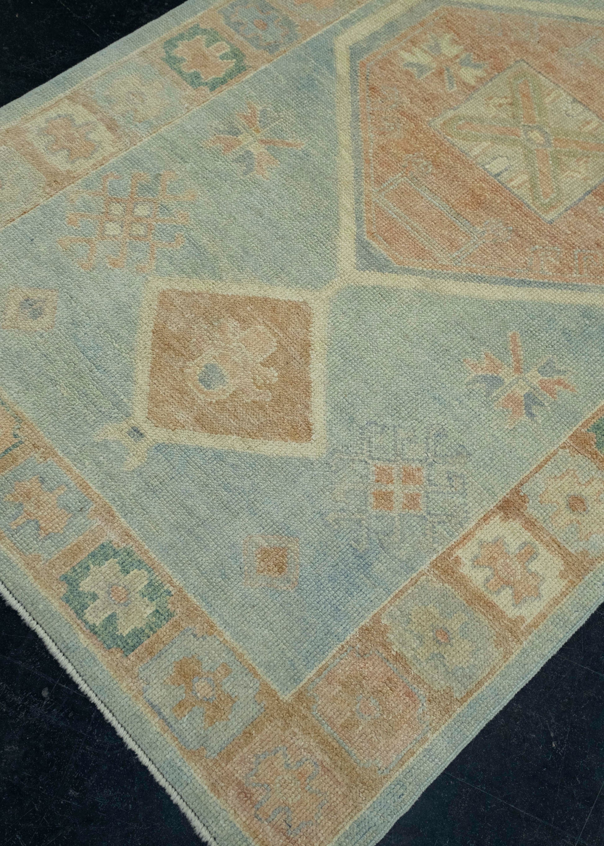 Turkish Oushak Rug 3'10" x 9'5" #18041