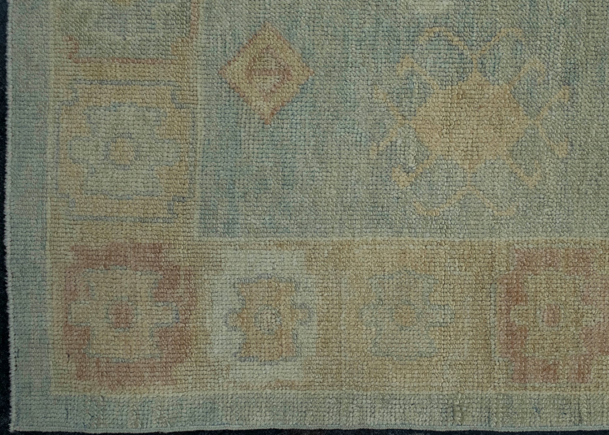 Turkish Oushak Rug 4'10" x 13'10" #18019