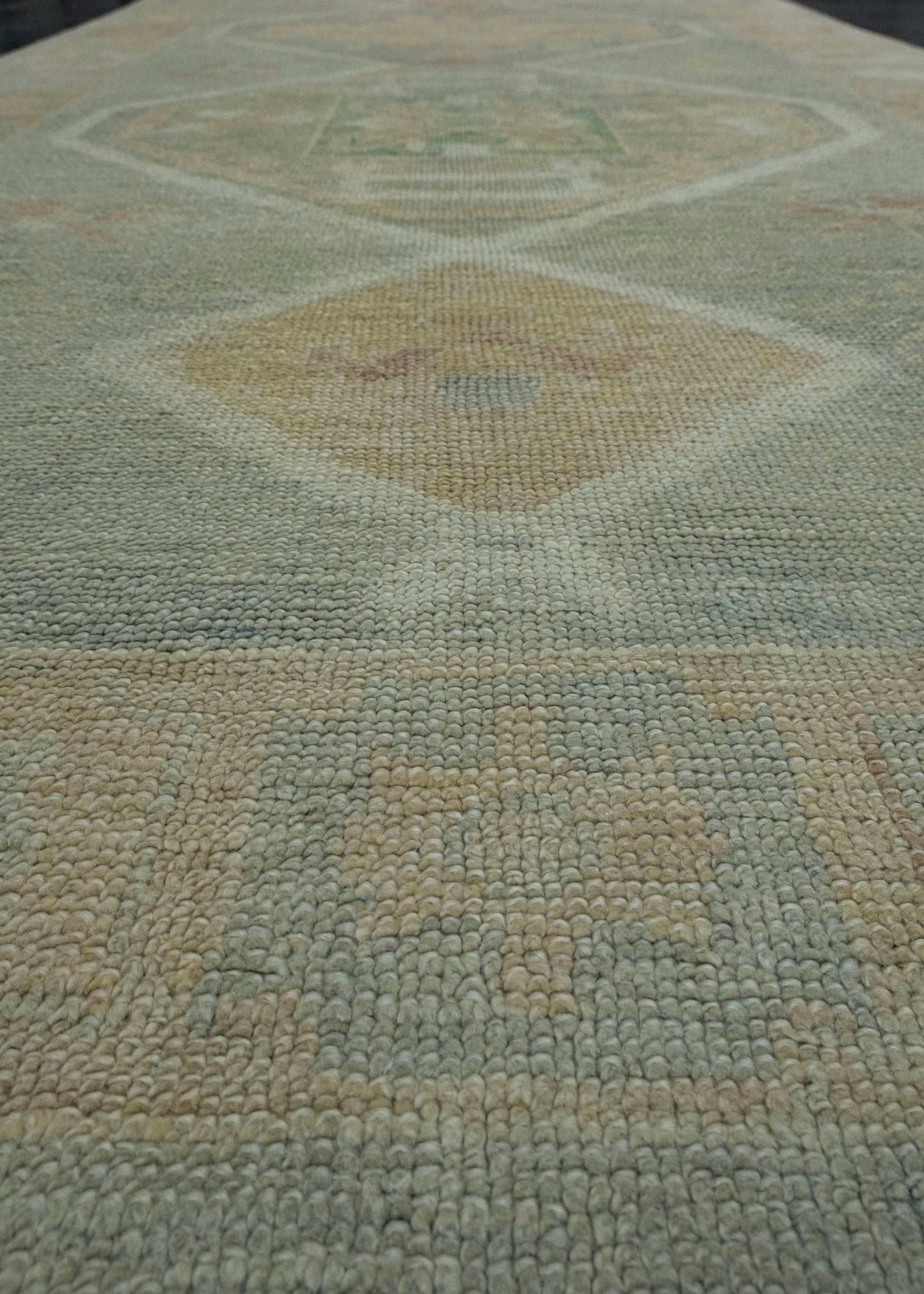 Turkish Oushak Rug 4'10" x 13'10" #18019