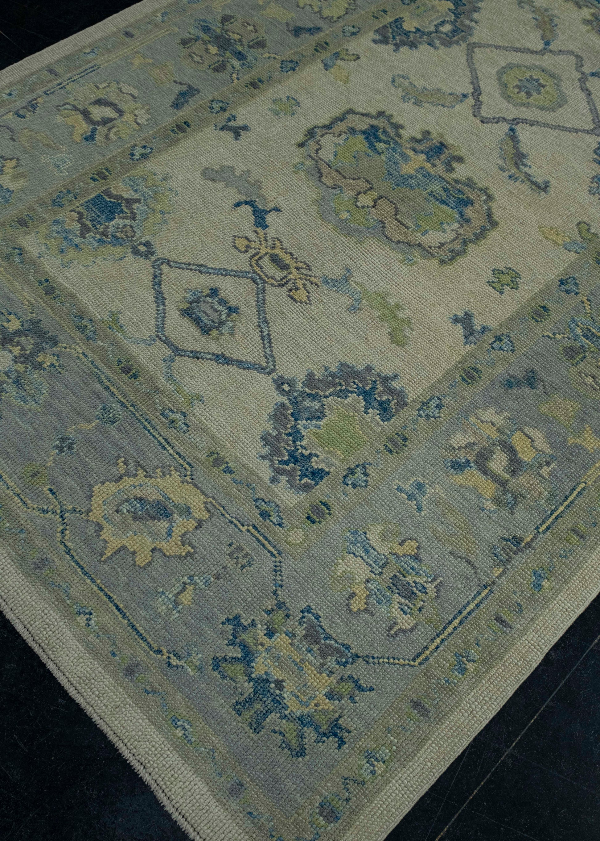 Turkish Oushak Rug 5'1" x 9'11" #18036
