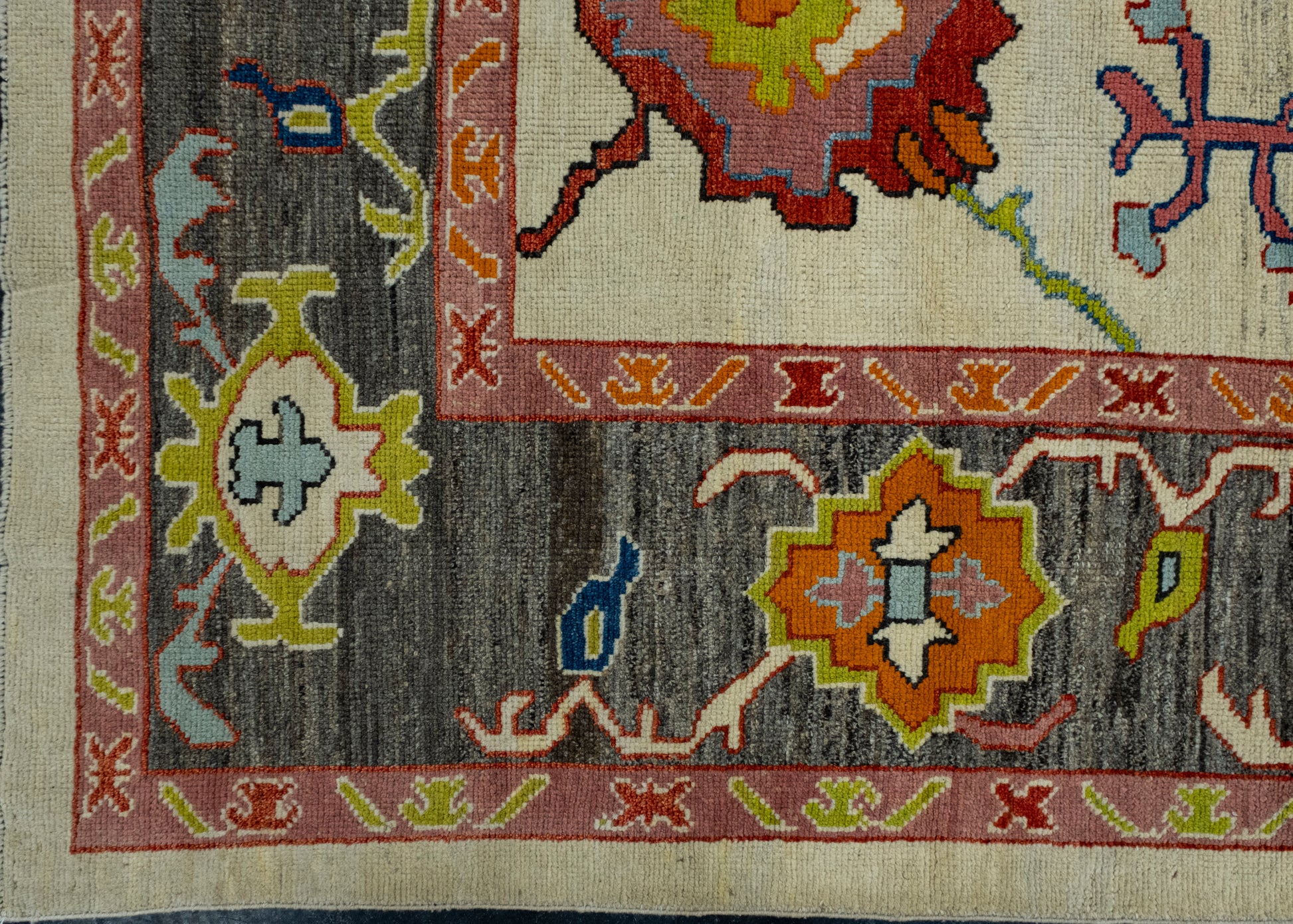 Handwoven Oushak Rug 11'5" x 14'8" #17850