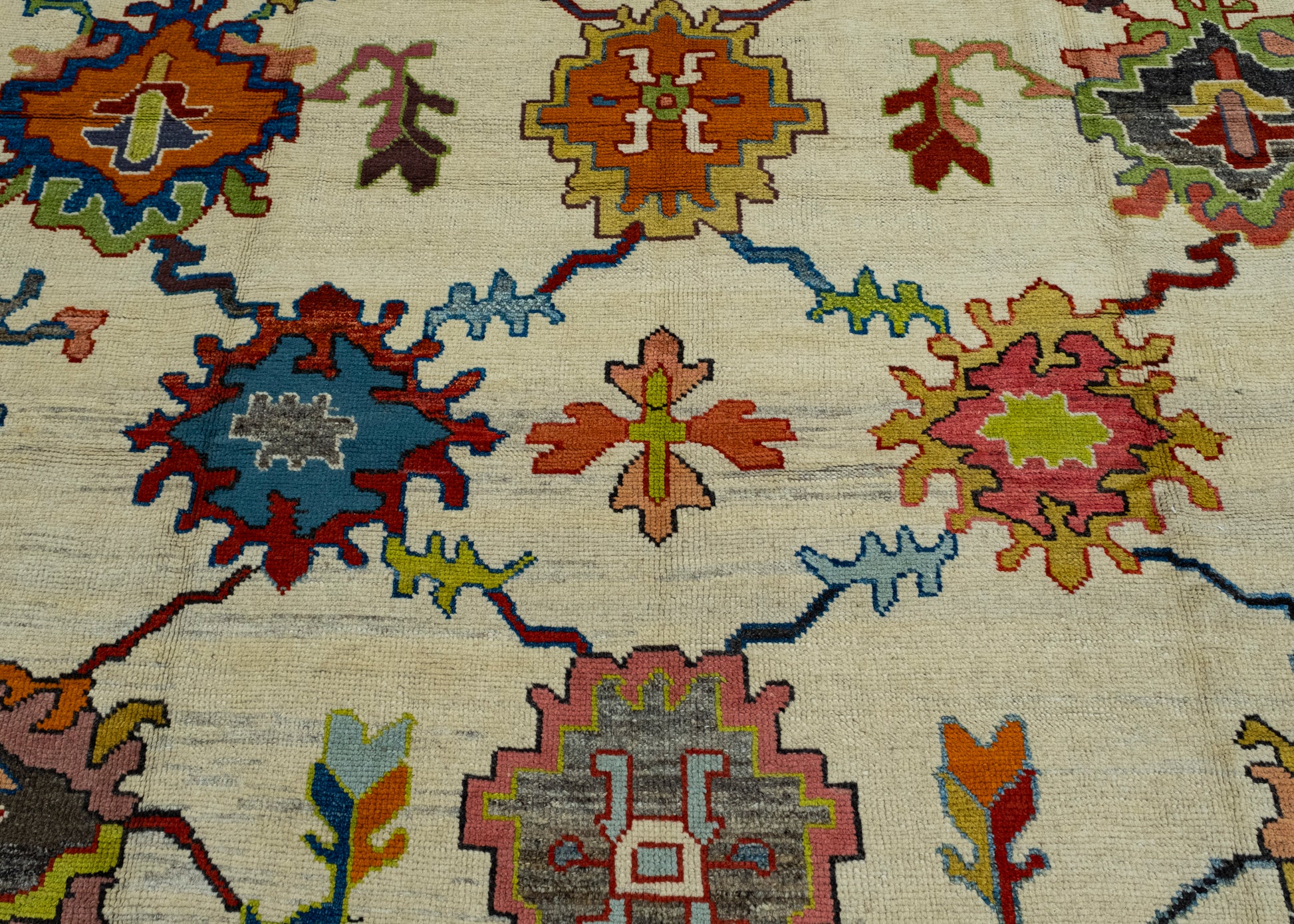 Handwoven Oushak Rug 11'5" x 14'8" #17850