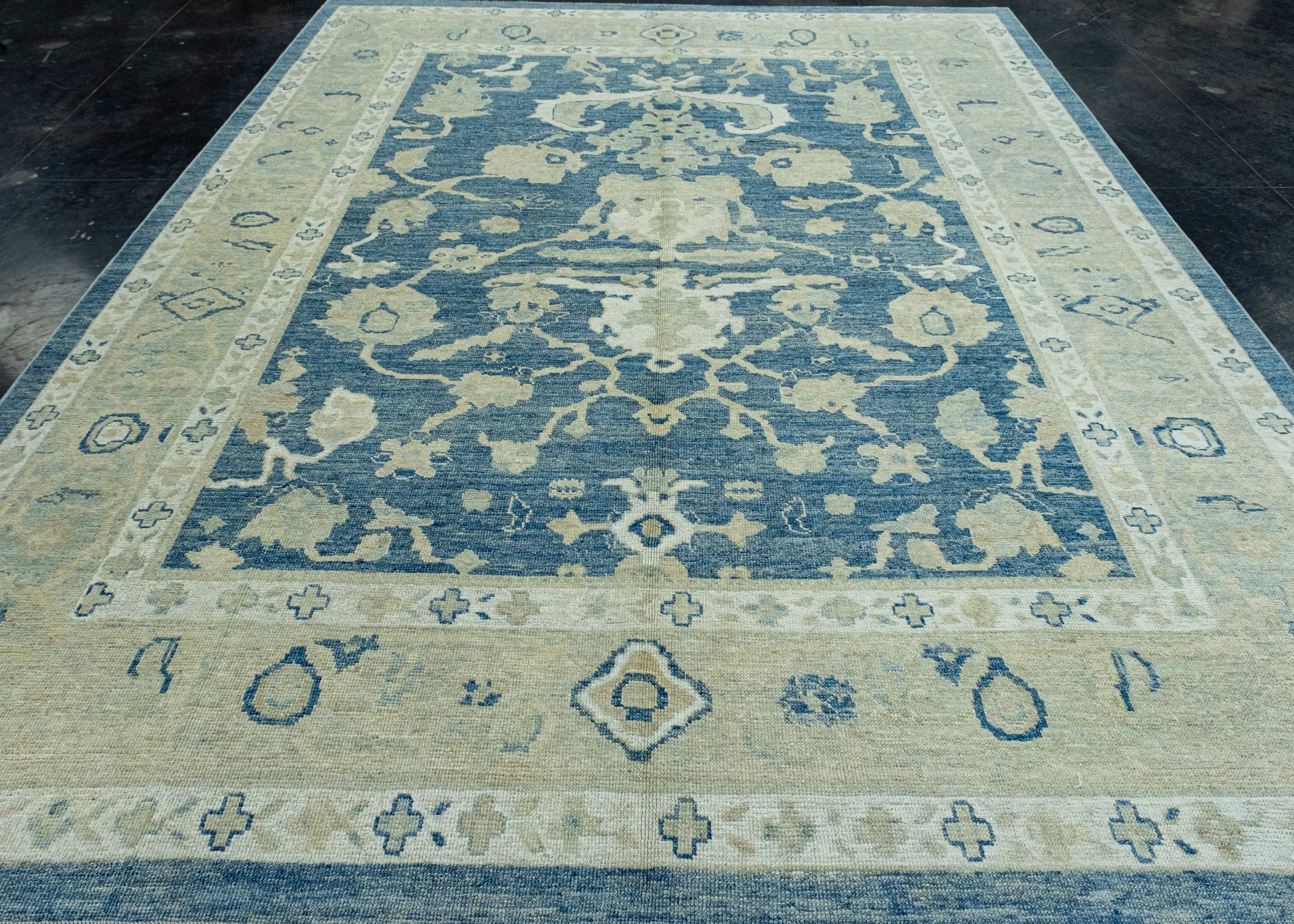 Turkish Oushak Rug 9'2" x 12' #17729