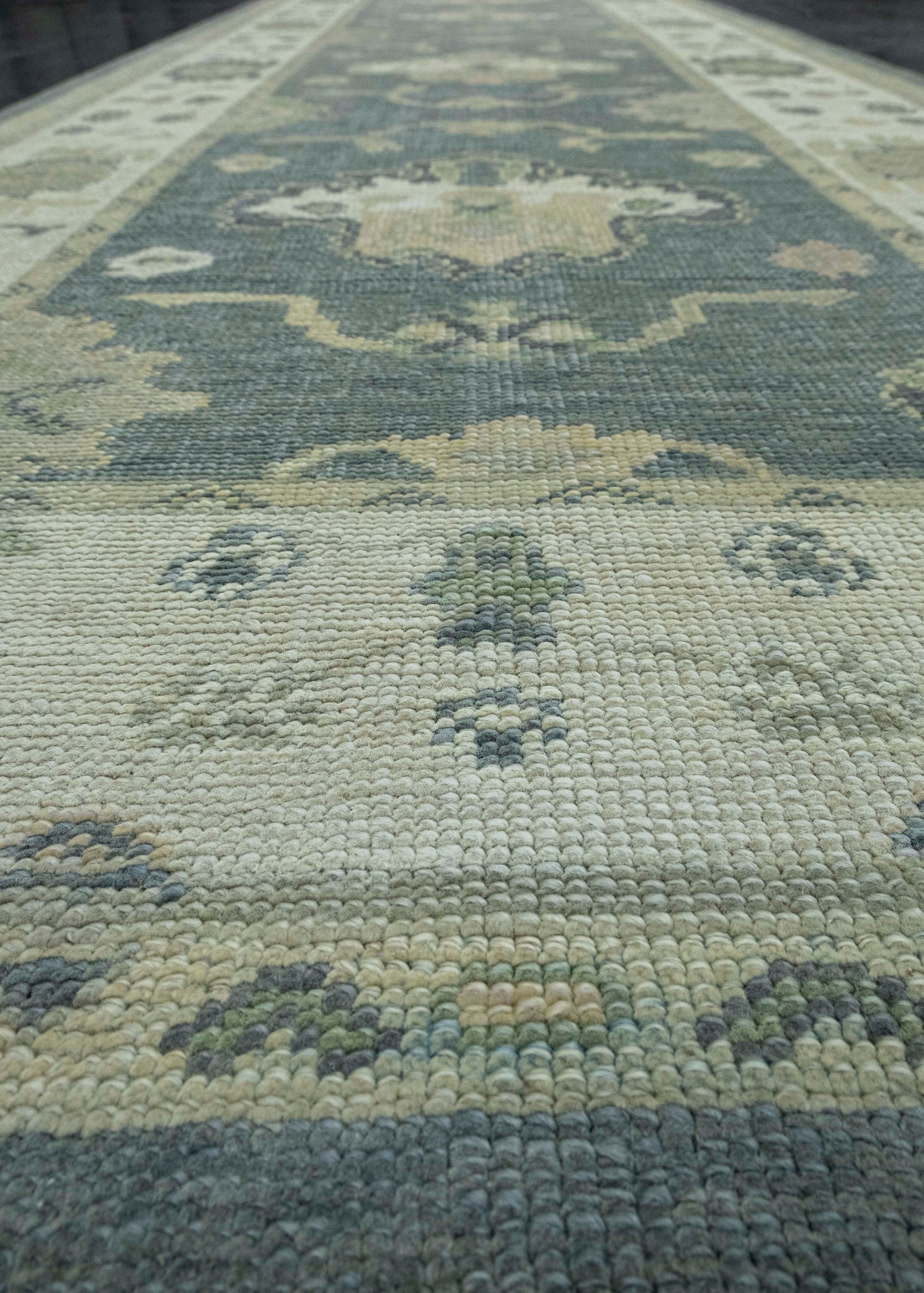 Turkish Oushak Rug 4' x 11'11" #18096
