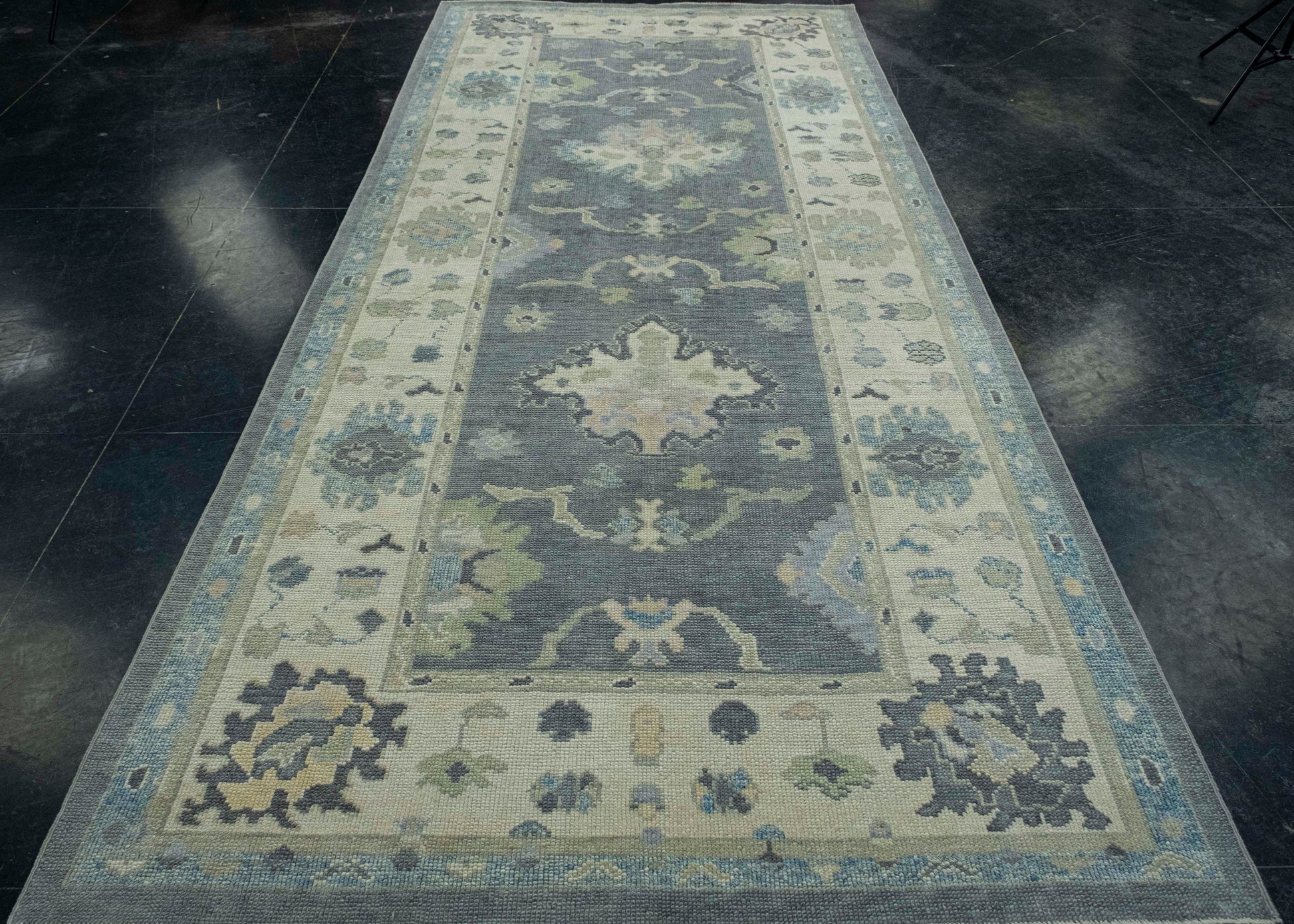 Turkish Oushak Rug 5'2" x 11'7" #18098