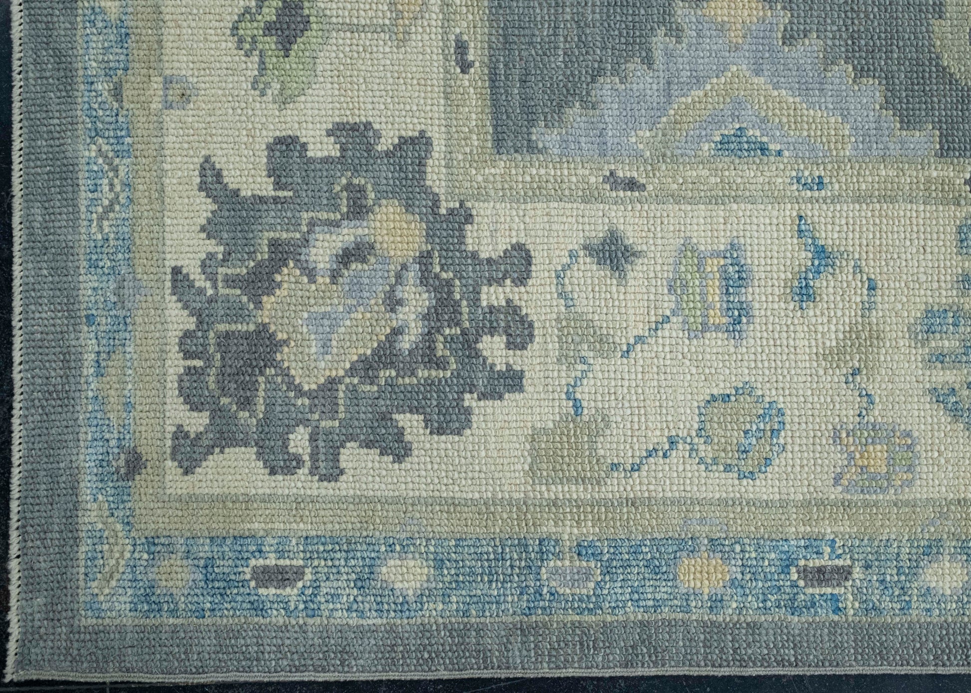 Turkish Oushak Rug 5'2" x 11'7" #18098