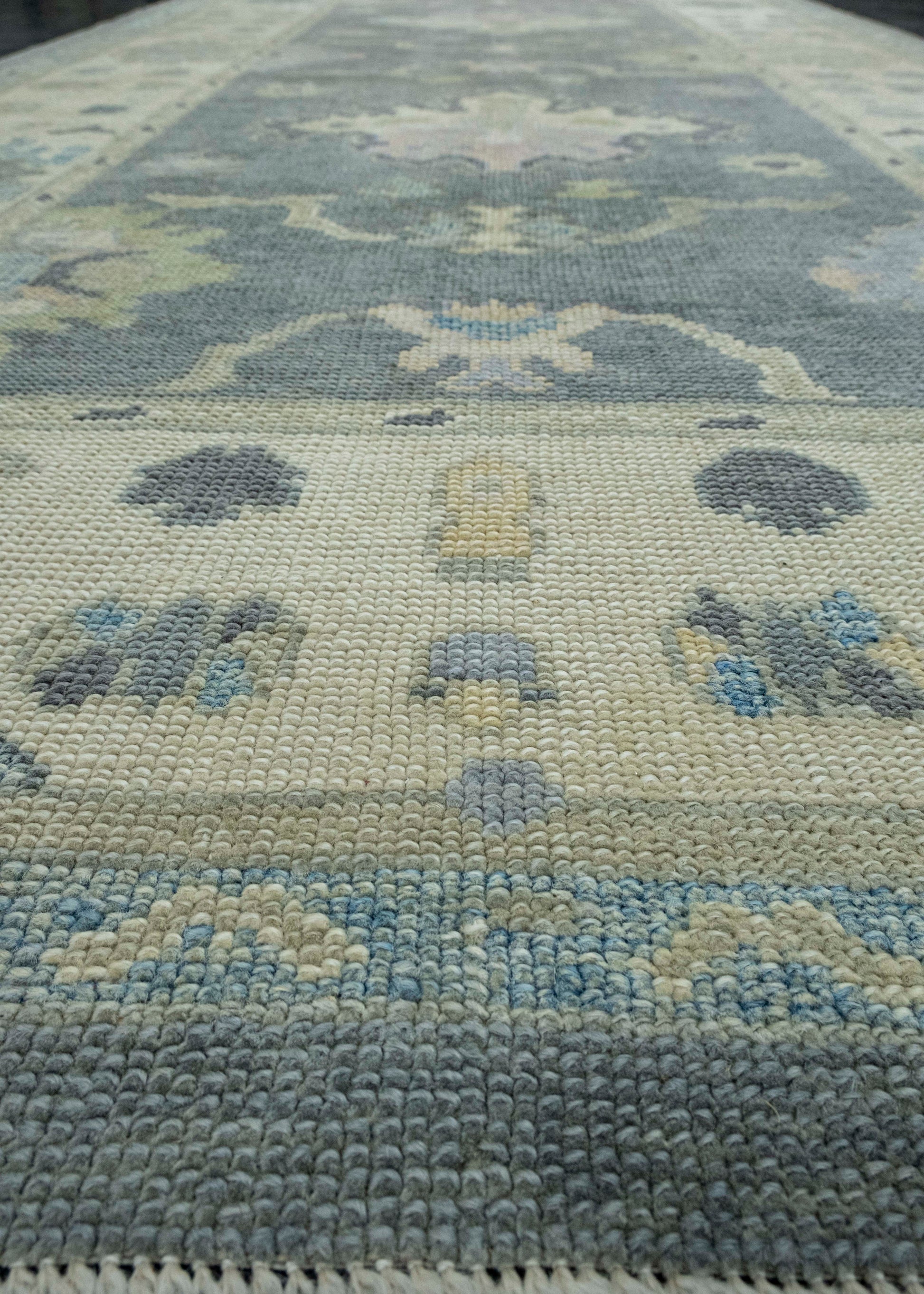 Turkish Oushak Rug 5'2" x 11'7" #18098