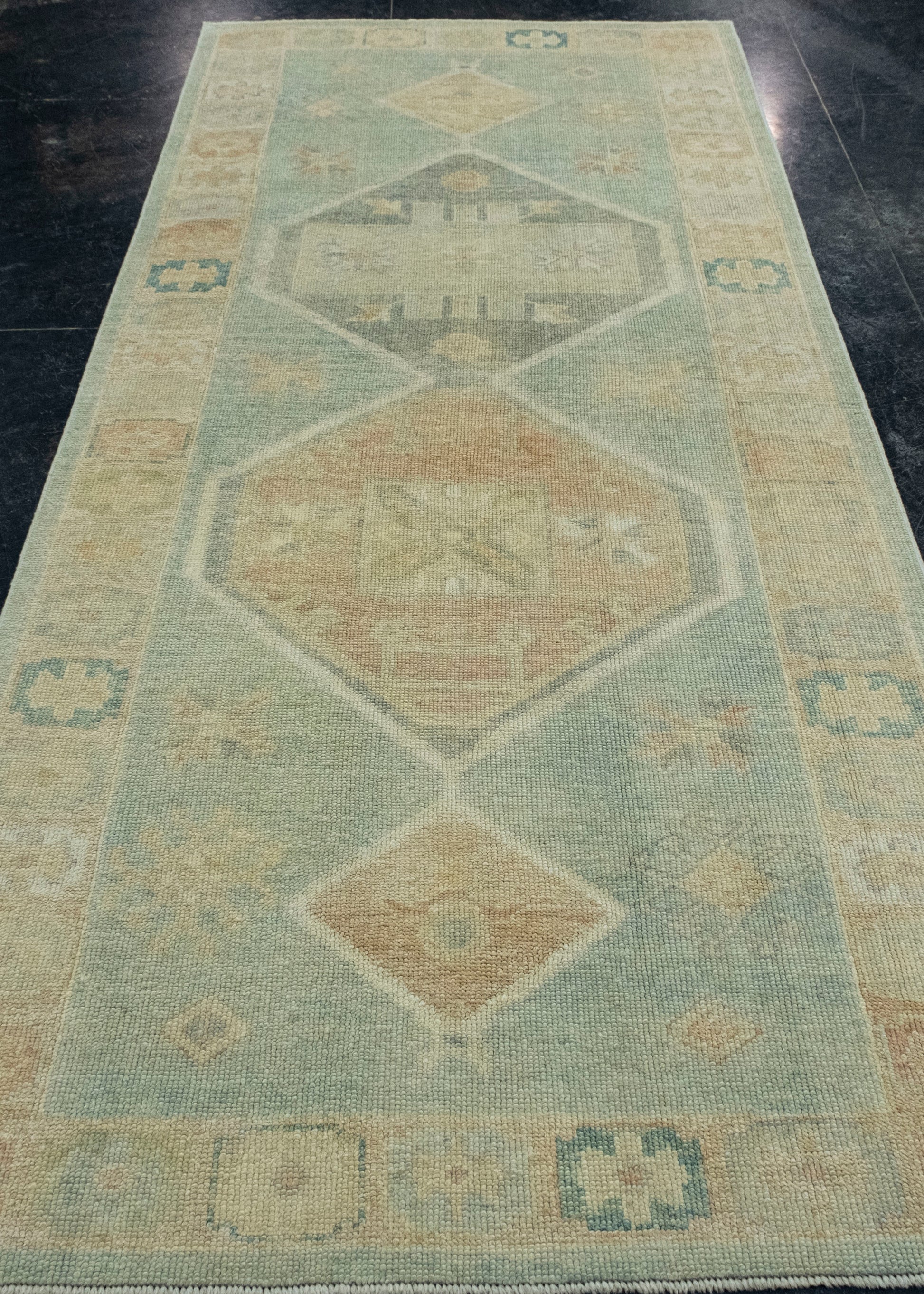 Turkish Oushak Rug 4' x 9'6" #18017