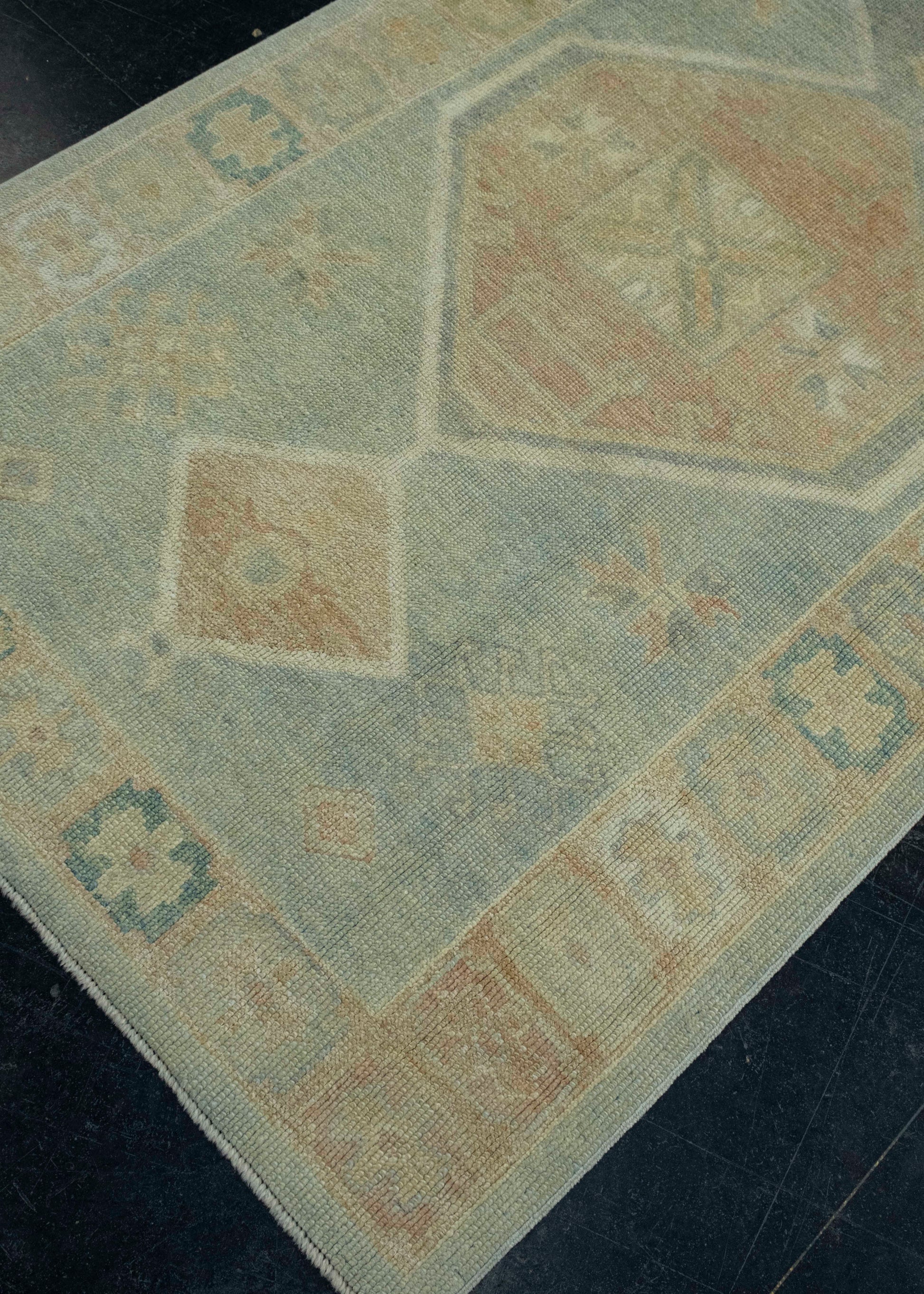 Turkish Oushak Rug 4' x 9'6" #18017