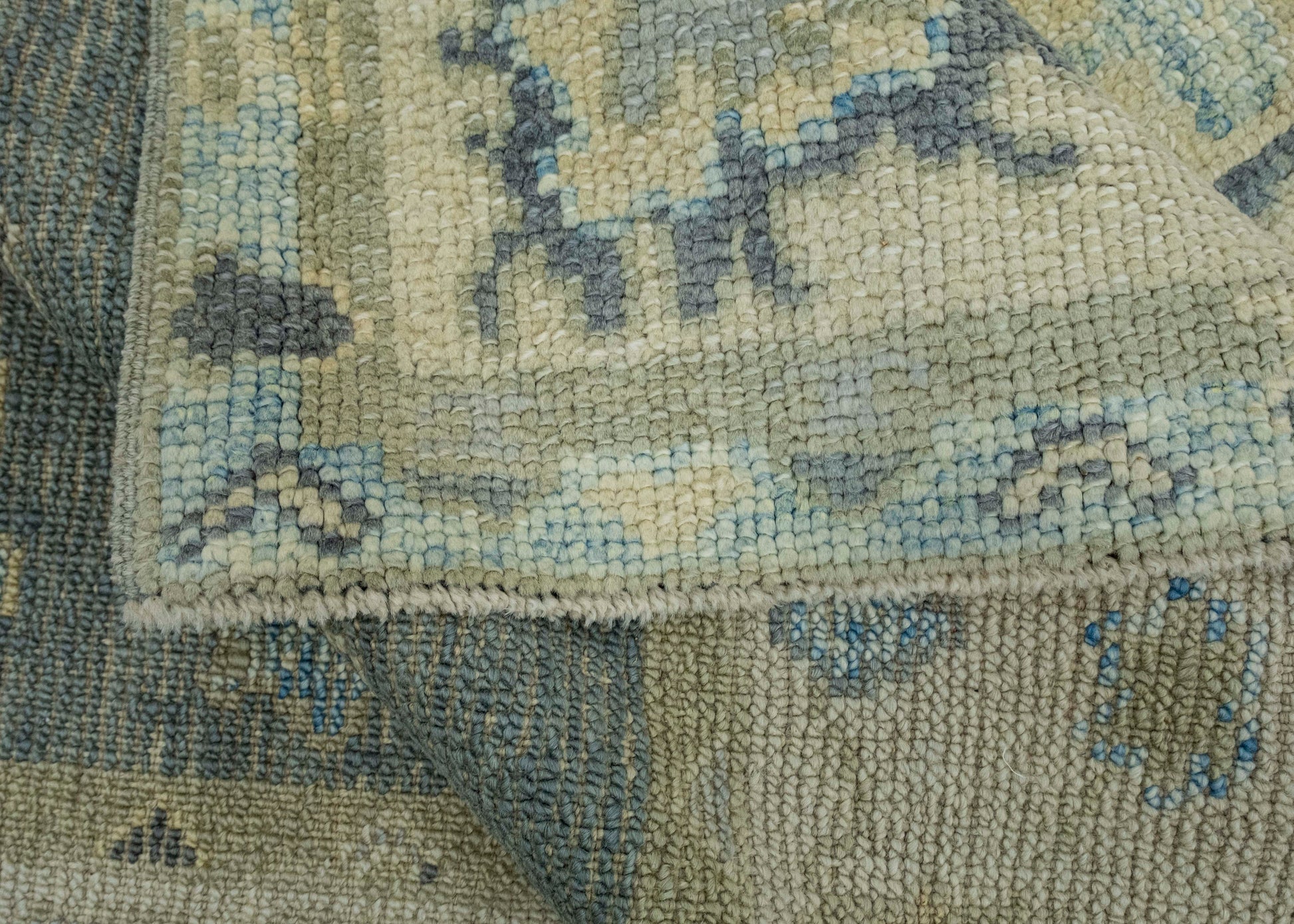 Turkish Oushak Rug 3'11" x 10' #18035