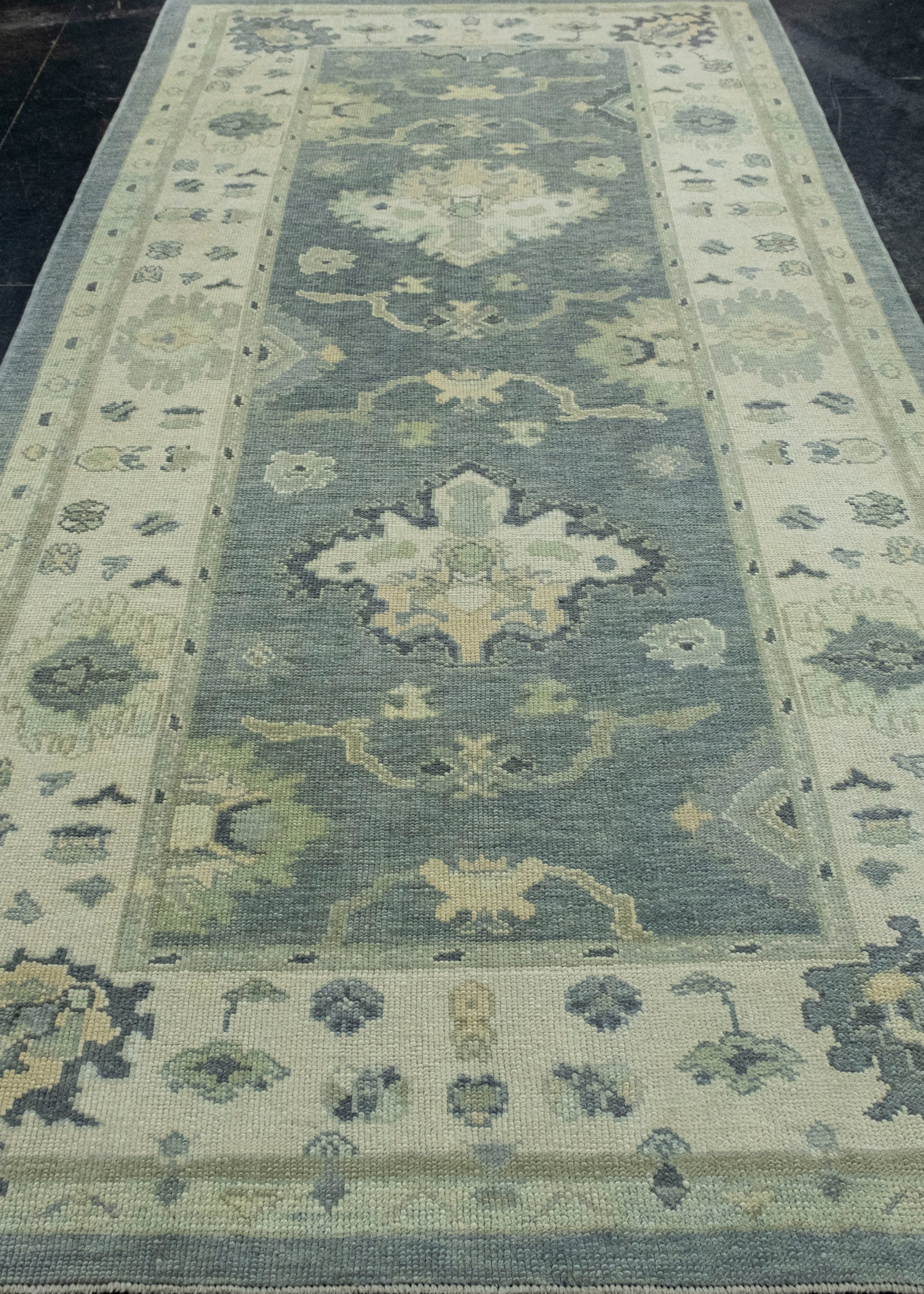 Turkish Oushak Rug 5'4" x 11'6" #18064