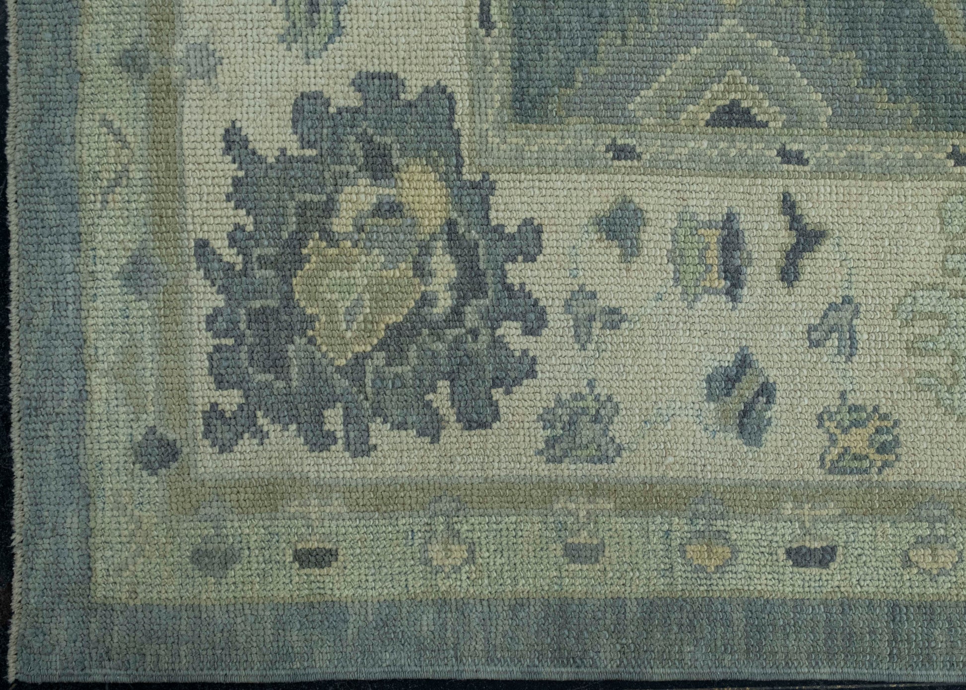 Turkish Oushak Rug 5'4" x 11'6" #18064