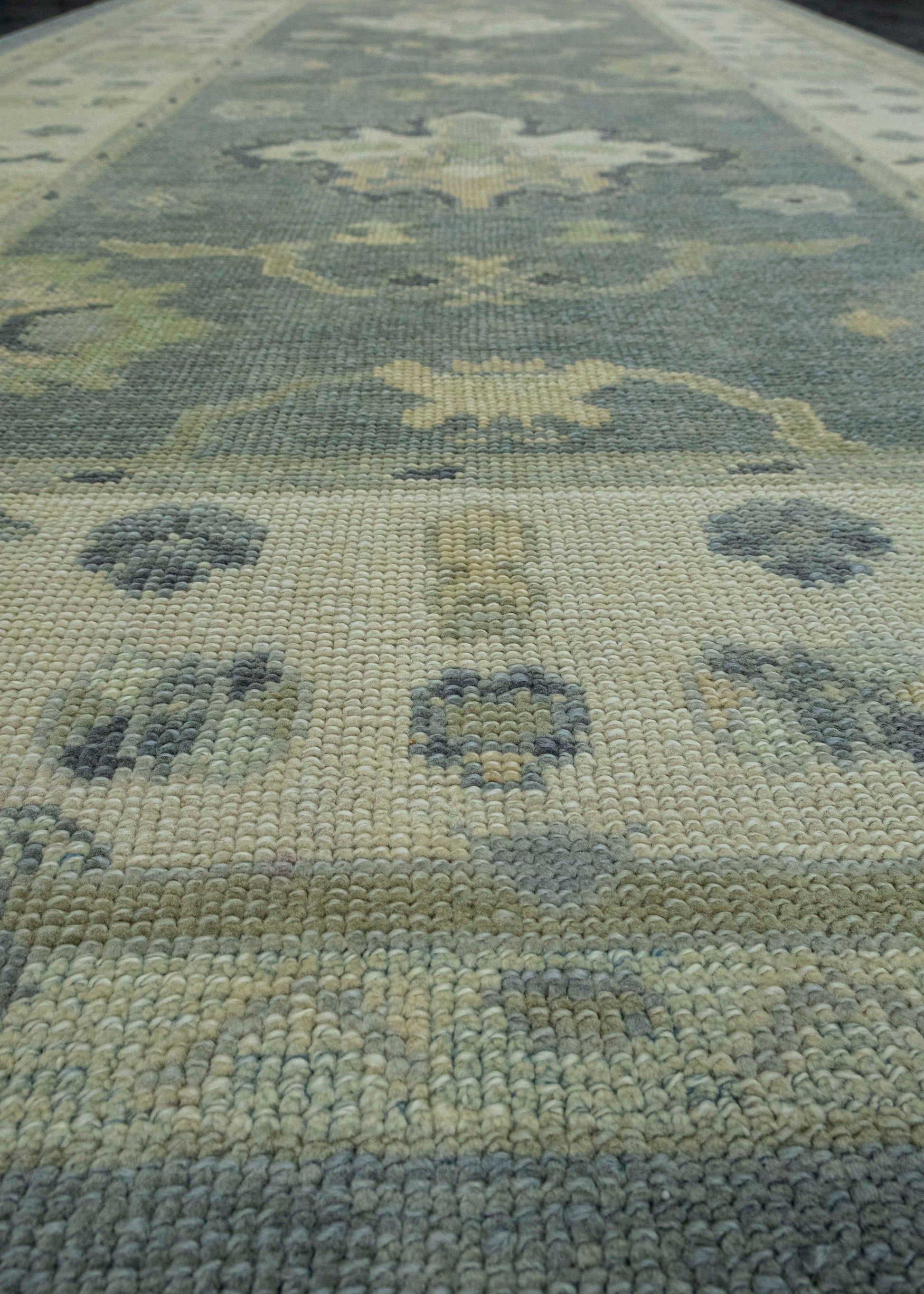 Turkish Oushak Rug 5'4" x 11'6" #18064