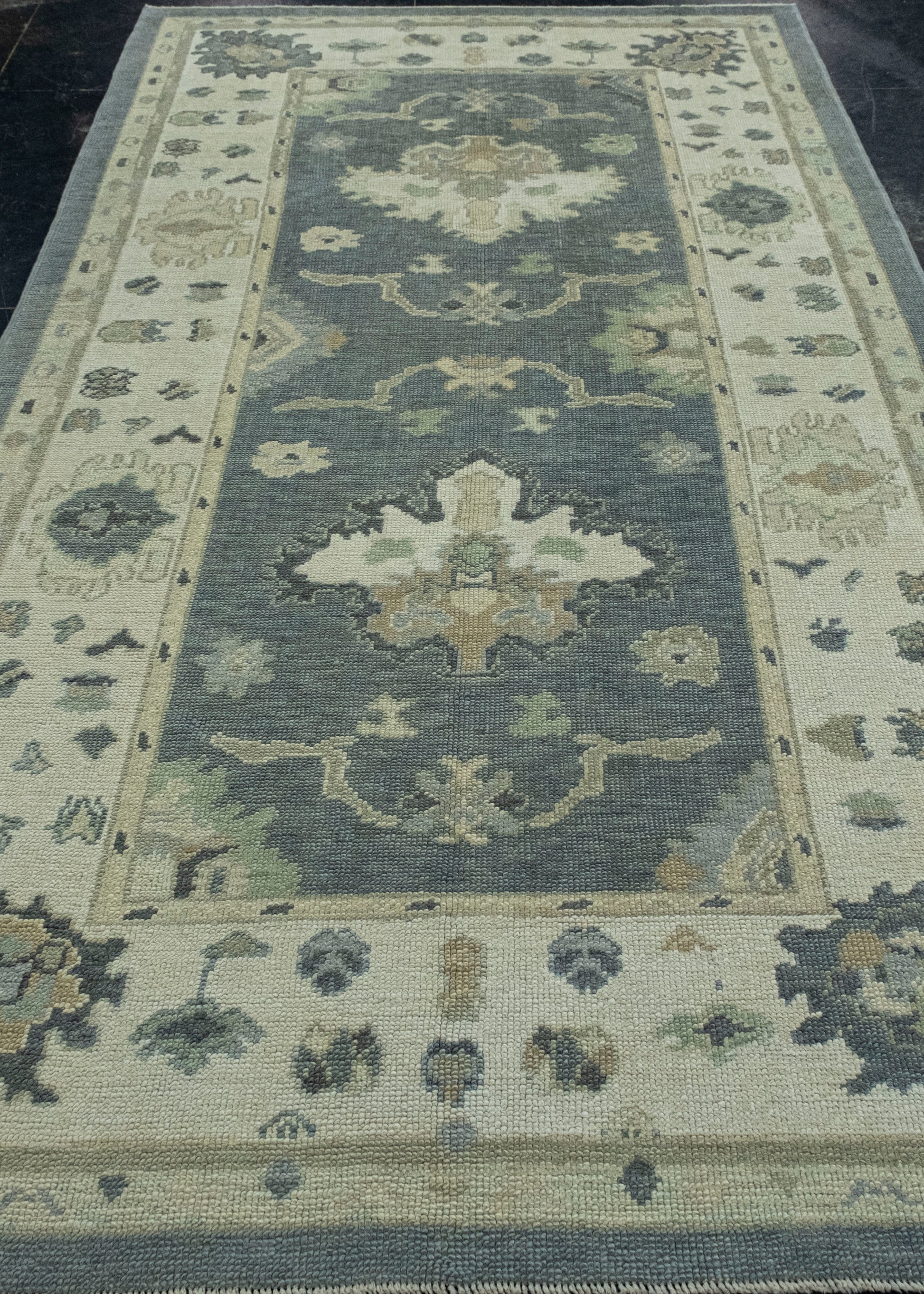 Turkish Oushak Rug 5'2" x 10' #18049