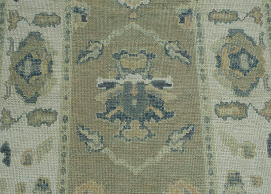 Turkish Oushak Rug 3'11" x 10'5" #18087