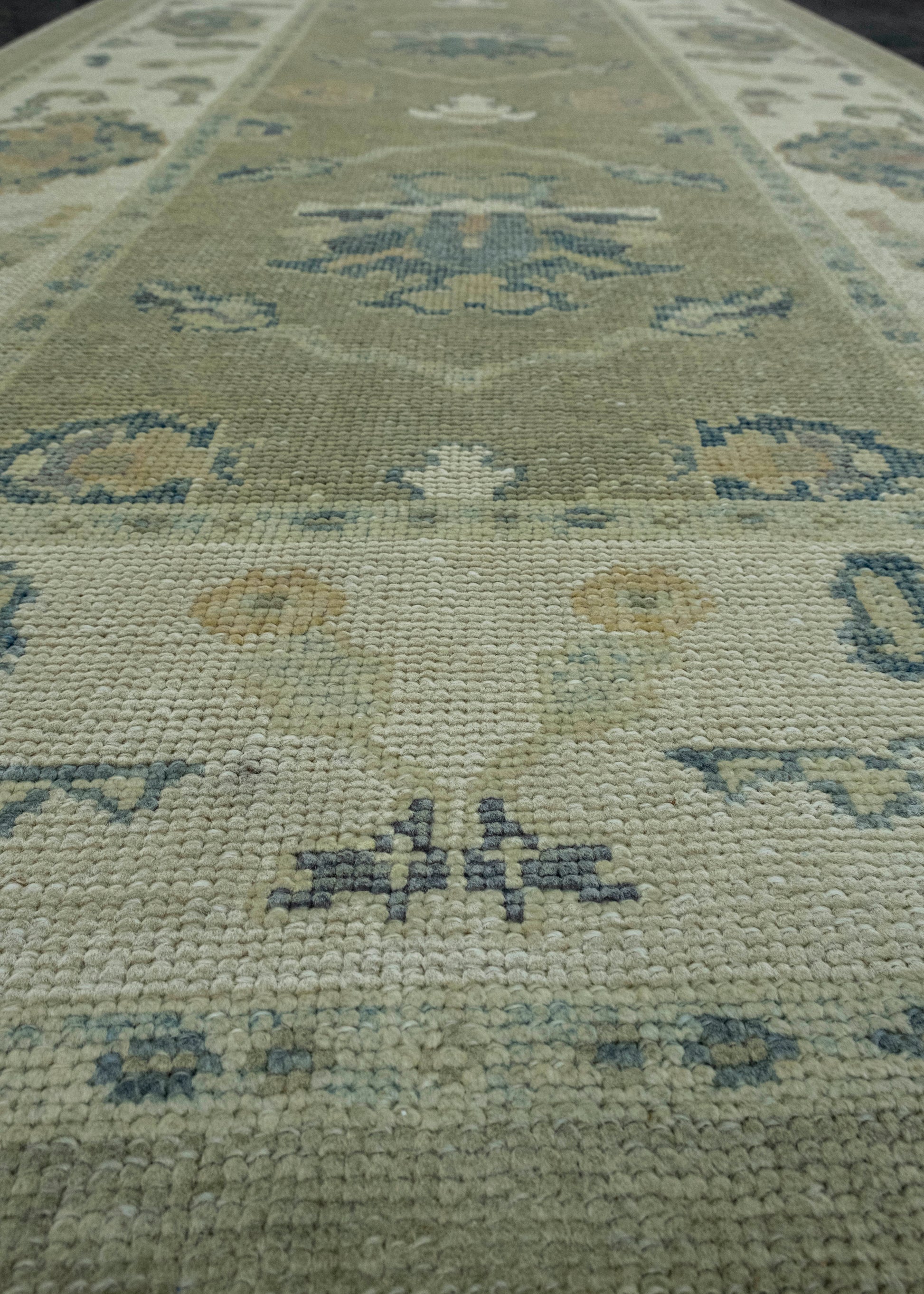 Turkish Oushak Rug 3'11" x 10'5" #18087