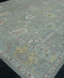 Handwoven Oushak Rug 10'4" x 13'11" #17409