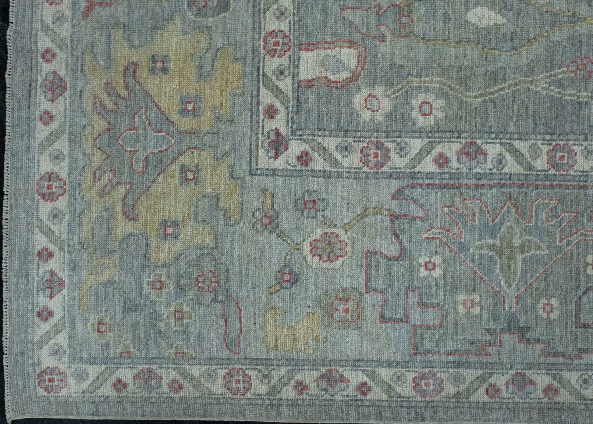 Handwoven Oushak Rug 10'4" x 13'11" #17409