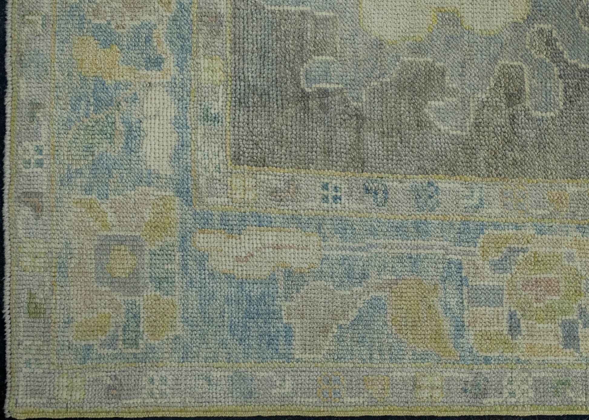 Turkish Oushak Rug 3'11" x 9'5" #18038